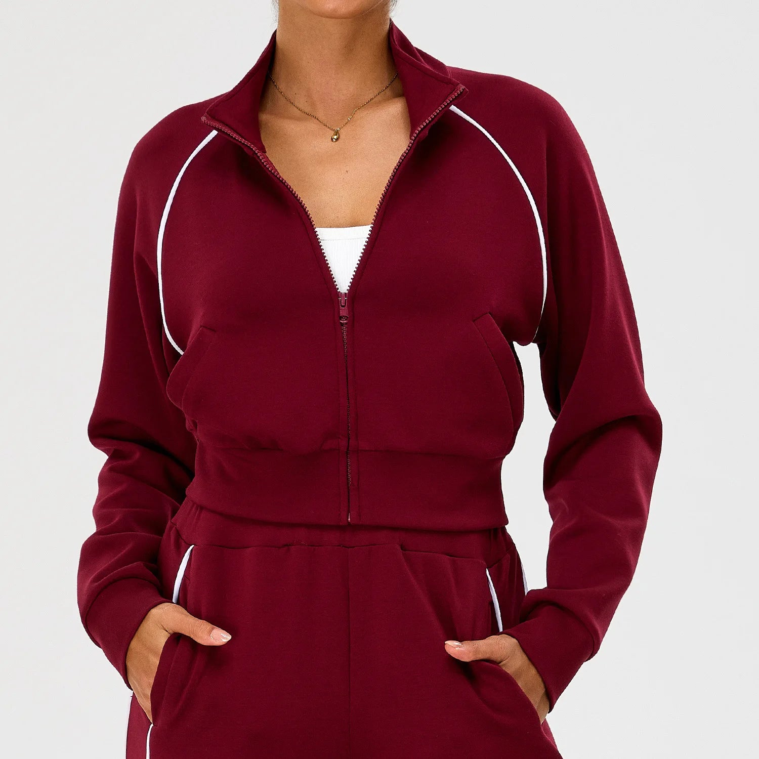 Women's Yoga Long Sleeve Sports Jacket Zip Fitness Yoga Shirt Slim Fit Gym Top Activewear Running Coats Workout Cycling Clothes