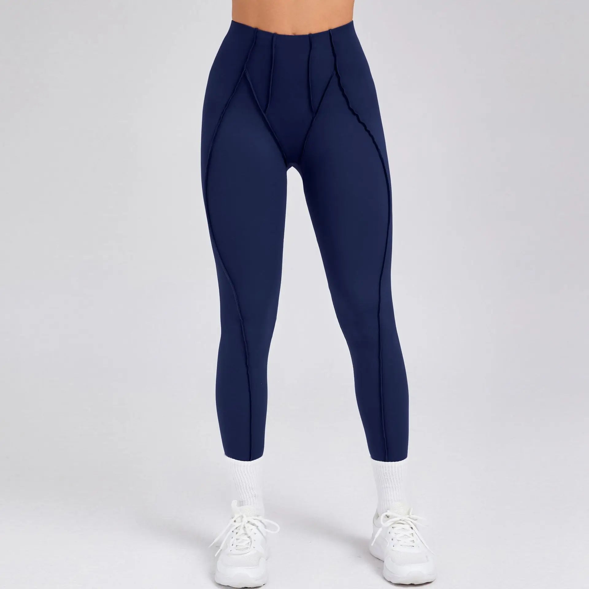Women Leggings Gym Yoga Pants High Waist Leggings Tights Running Cycling Pants Breathable Sports Seamless Stretchy Yoga Pants