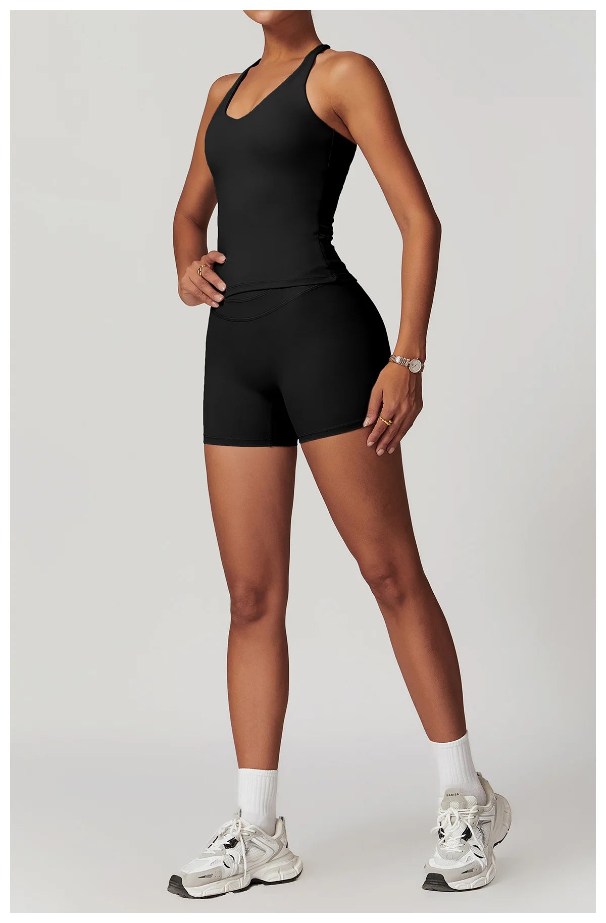 Yoga Suit 2PCS Sports Set Women Quick-Drying Gym Set Women Tracksuit Running Workout Short Sleeves Sports Yoga Clothing