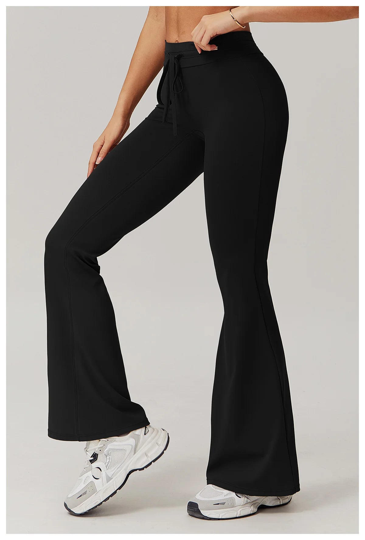 Yoga Pants Sport Leggings Women Bell-bottoms High Waist Wide Leg Pants Push Up Woman Tights Fitness Workout Legging Gym Clothing