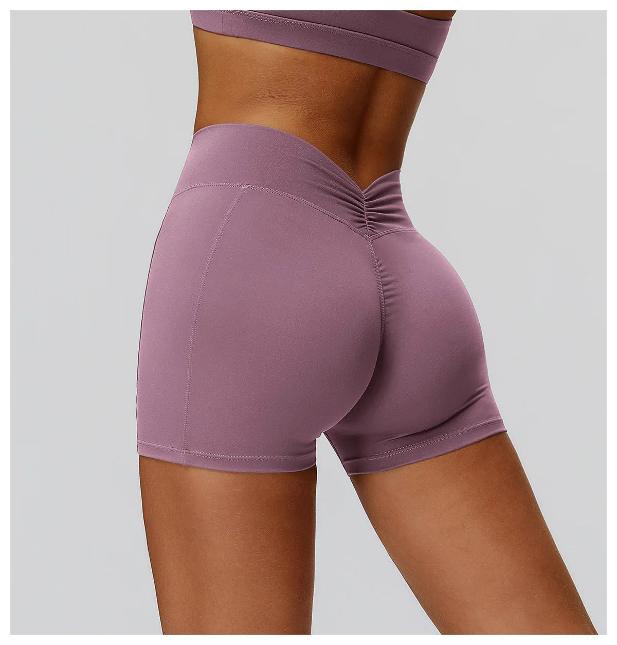 Shorts Women Seamless Yoga Shorts Scrunch Bum Gym Shorts Workout Low Waist Short Leggings Booty Stretch Running Impact Shorts
