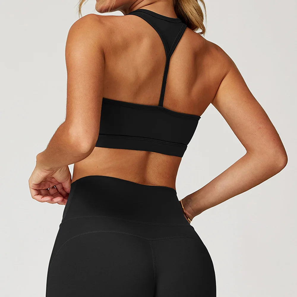 Tank Top Women Gym Women Corset Sports Bra Push Up Crop Top Impact Fitness bra Hollow Breathable Running Athletic Sportswear