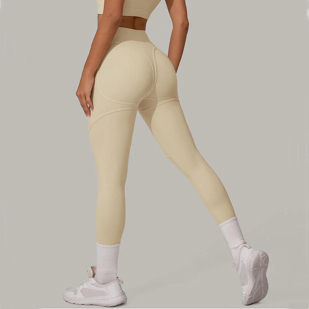 High Waist Yoga Pants Women Yoga Leggings Fitness Leggings Running Cycling Pants Breathable Sports Leggings Workout Gym Clothing