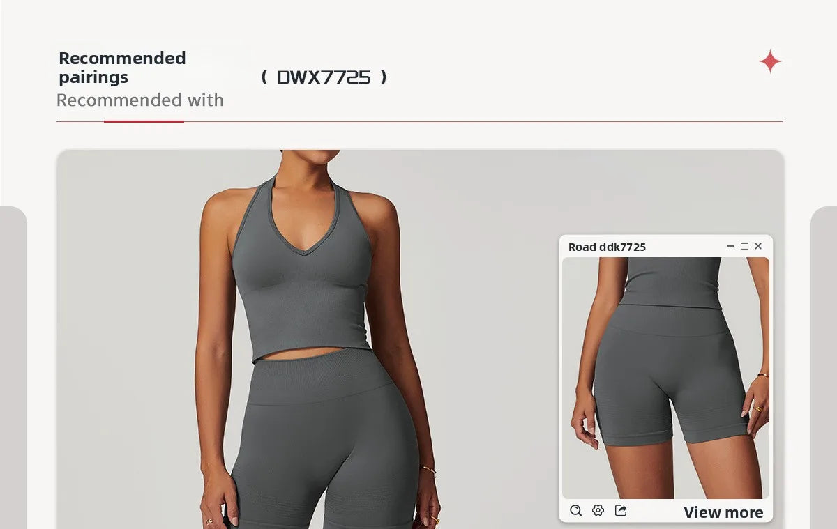 Seamless Fitness Bra High-intensity Workout Tops Gym Fitness Sports Bra Sexy Athletic Sport Bra Women Backless Gym Yoga Crop Top