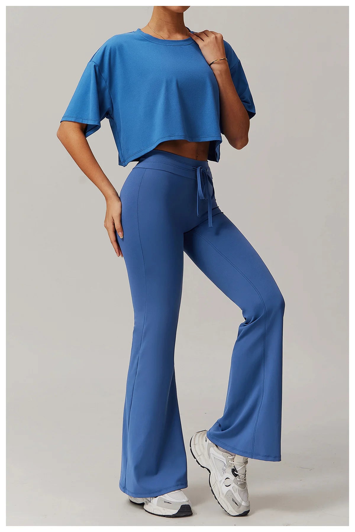 Yoga Pants Sport Leggings Women Bell-bottoms High Waist Wide Leg Pants Push Up Woman Tights Fitness Workout Legging Gym Clothing