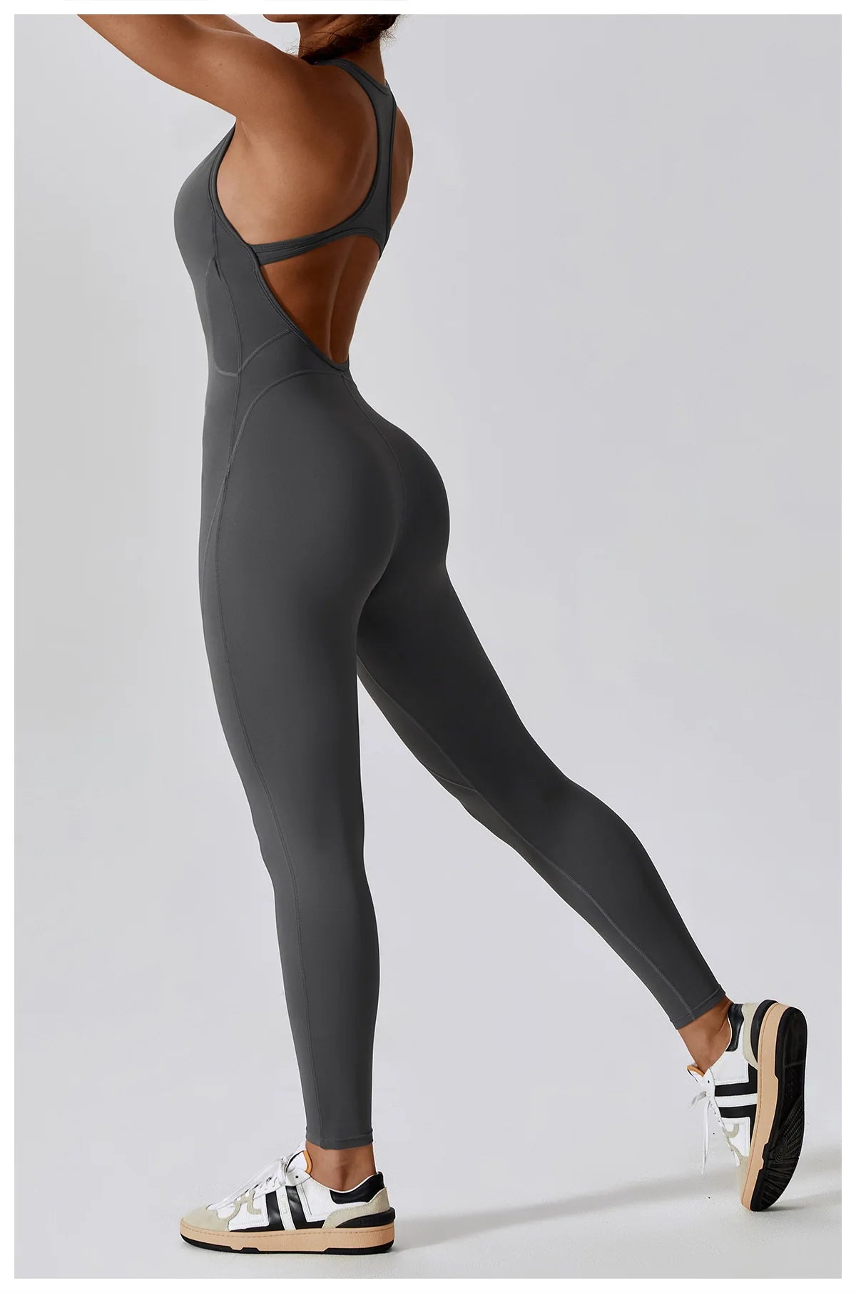 Gym Clothes Jumpsuit Backless Fitness Set Bodysuit Siamese Sportswear Women Romper Buttery-Soft One-Piece Playsuit Yoga Suit