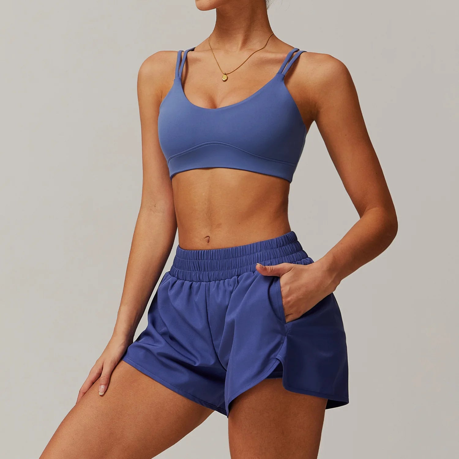 Women Yoga Suit 2PCS Sports Set Quick-Drying Gym Set Women Tracksuit Running Bra Workout Long Sleeve Sports Shirt Yoga Clothing