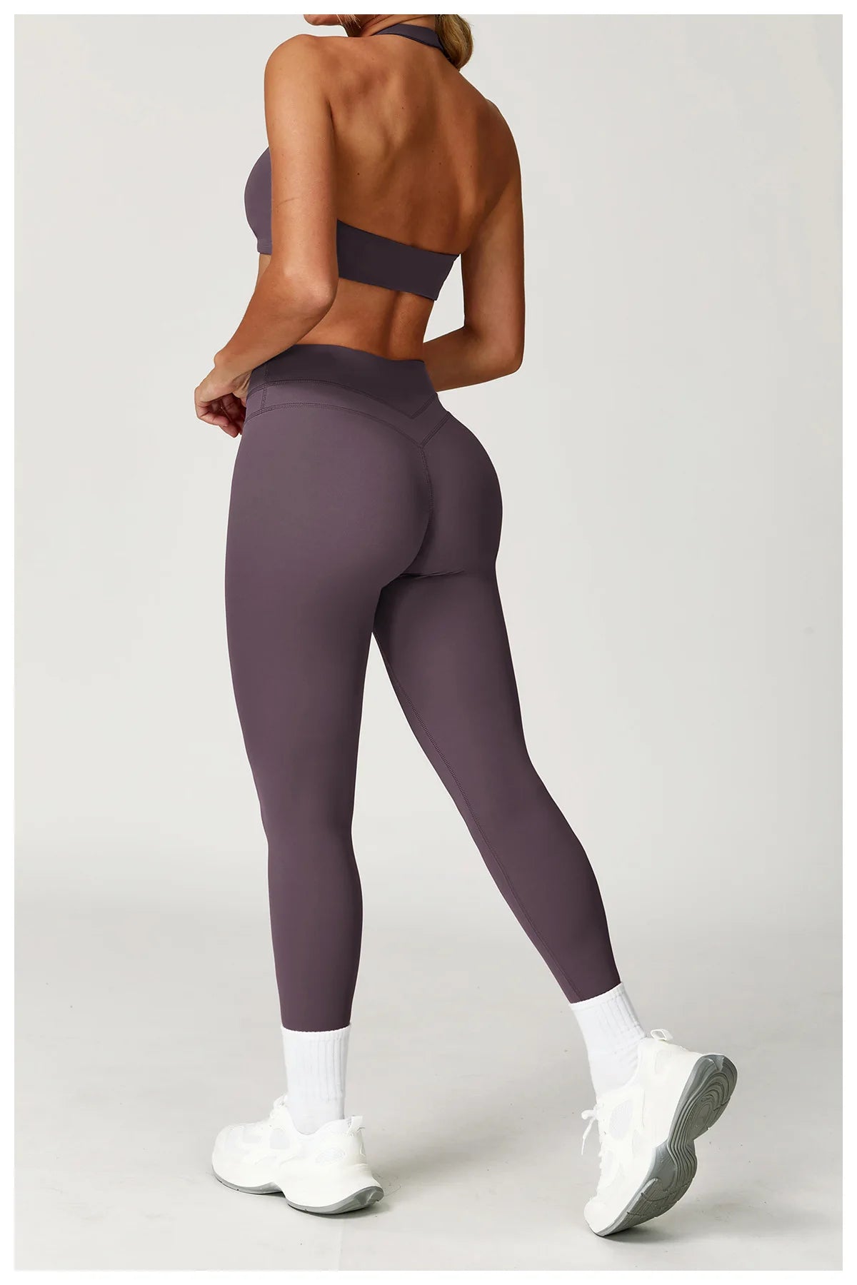 Women's Tracksuit 2PCS Fitness Suit Yoga Set Sportswear Workout Sports Bra High Waist Leggings Gym Clothing Seamless Sports Suit