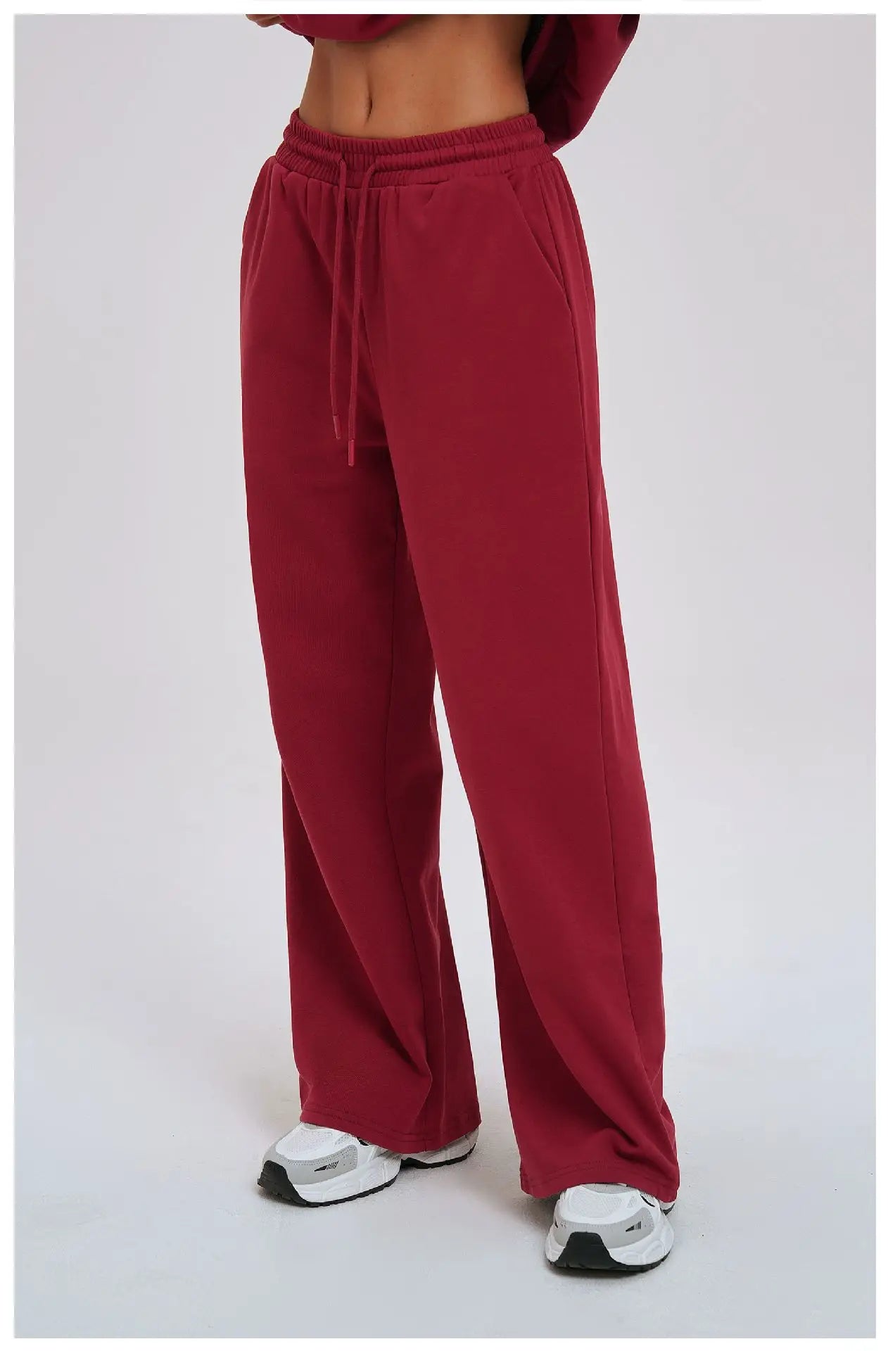 Yoga Pants Women's Gym Workout Pants Loose Wide Leg Casual Straight Leg Pants Outdoor Cycling And Running Sports Pants