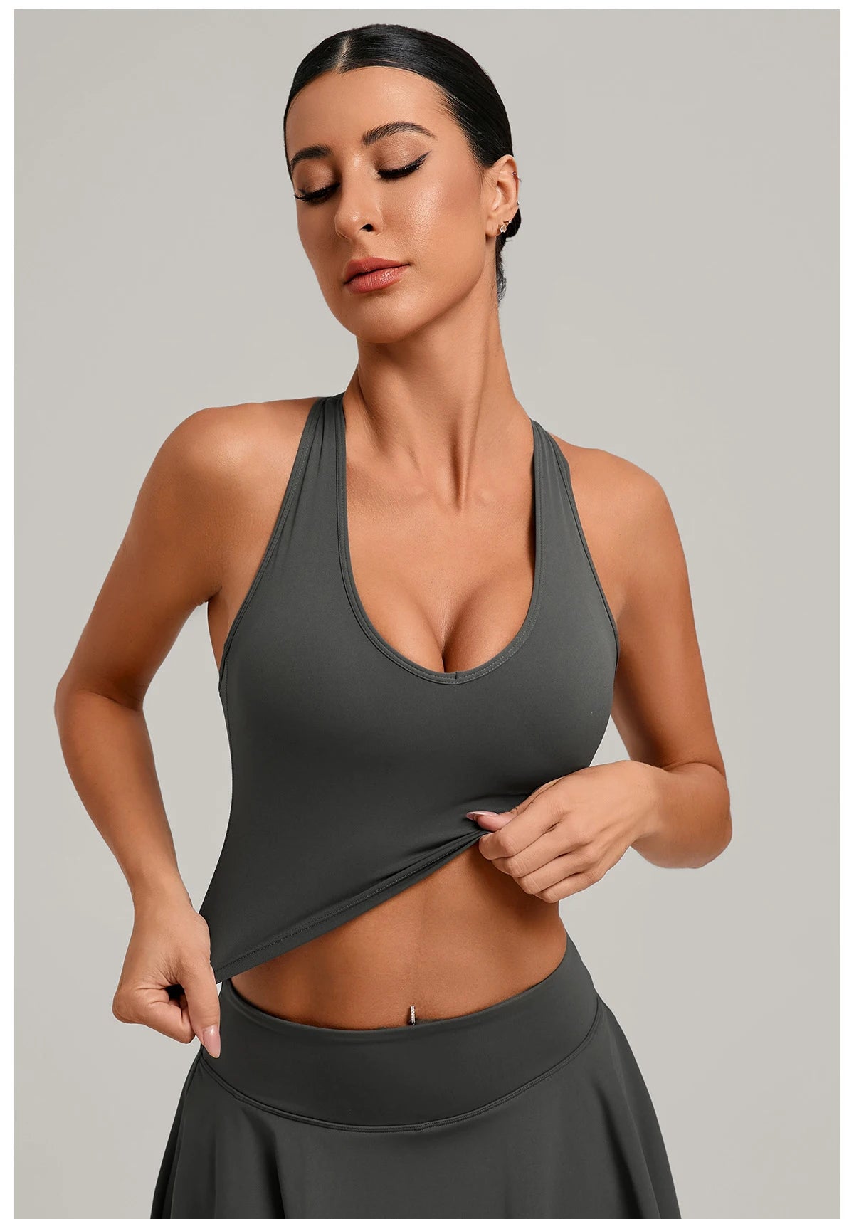 Sexy Sports Bra Anti-Sweat Fitness Top Women High Strength Yoga Bra Shockproof Crop Top Push Up Sport Underwear Gym Workout Top