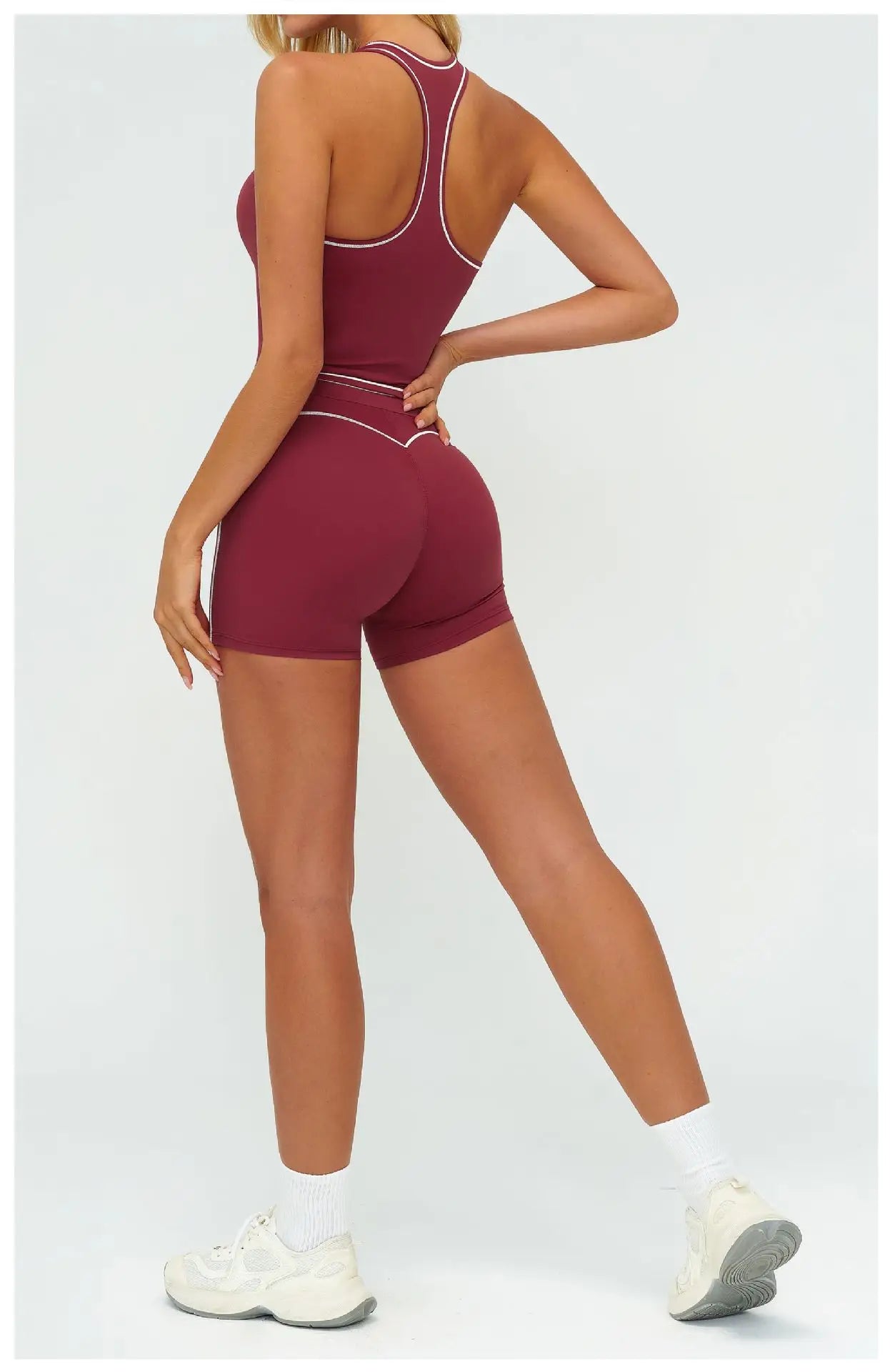 Women Tracksuit 2PCS Yoga Clothes Athletic Wear Fitness Set Gym Outfits Workout Sets Push Up Sports Bra Leggings Suit Sportswear