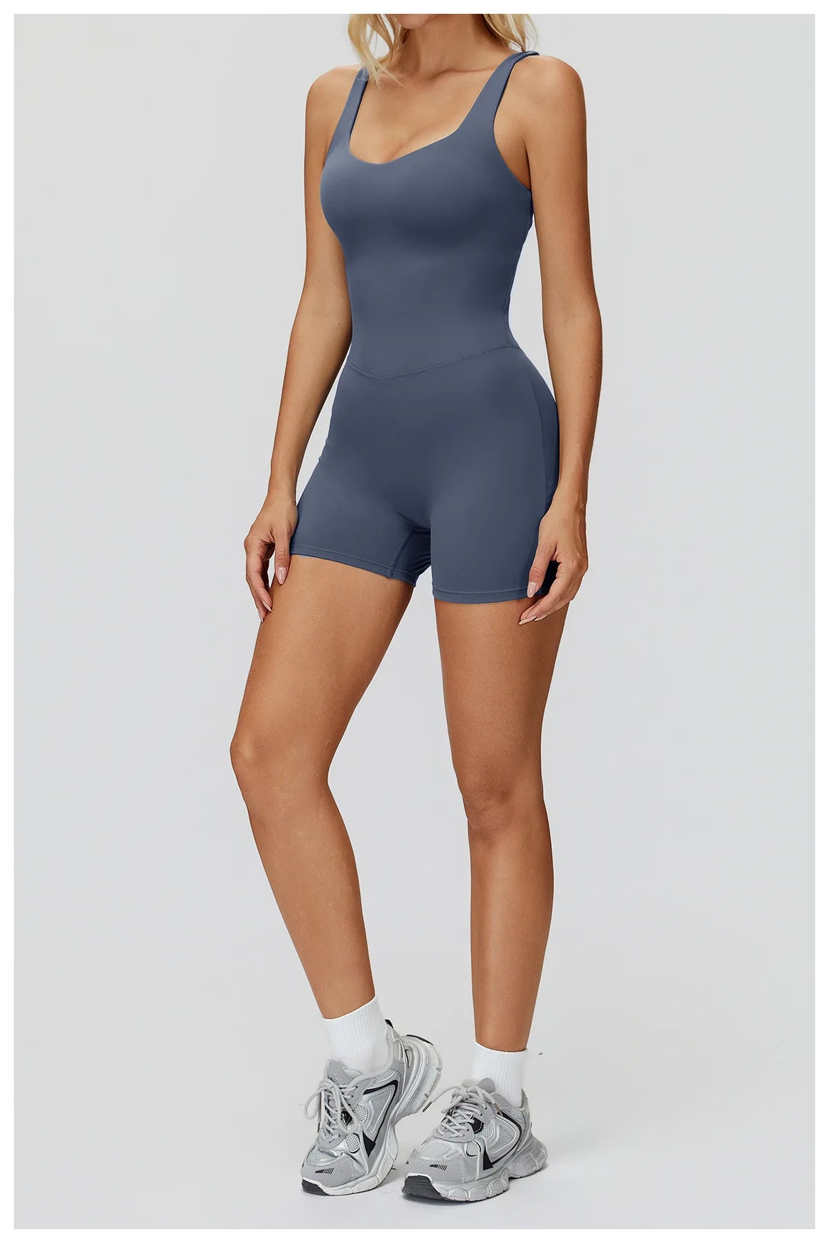Jumpsuit Women's Short Tracksuit Yoga Set One-Piece Sportswear Push Up Gym Workout Clothes Fitness Stretch Bodysuit Yoga Suit