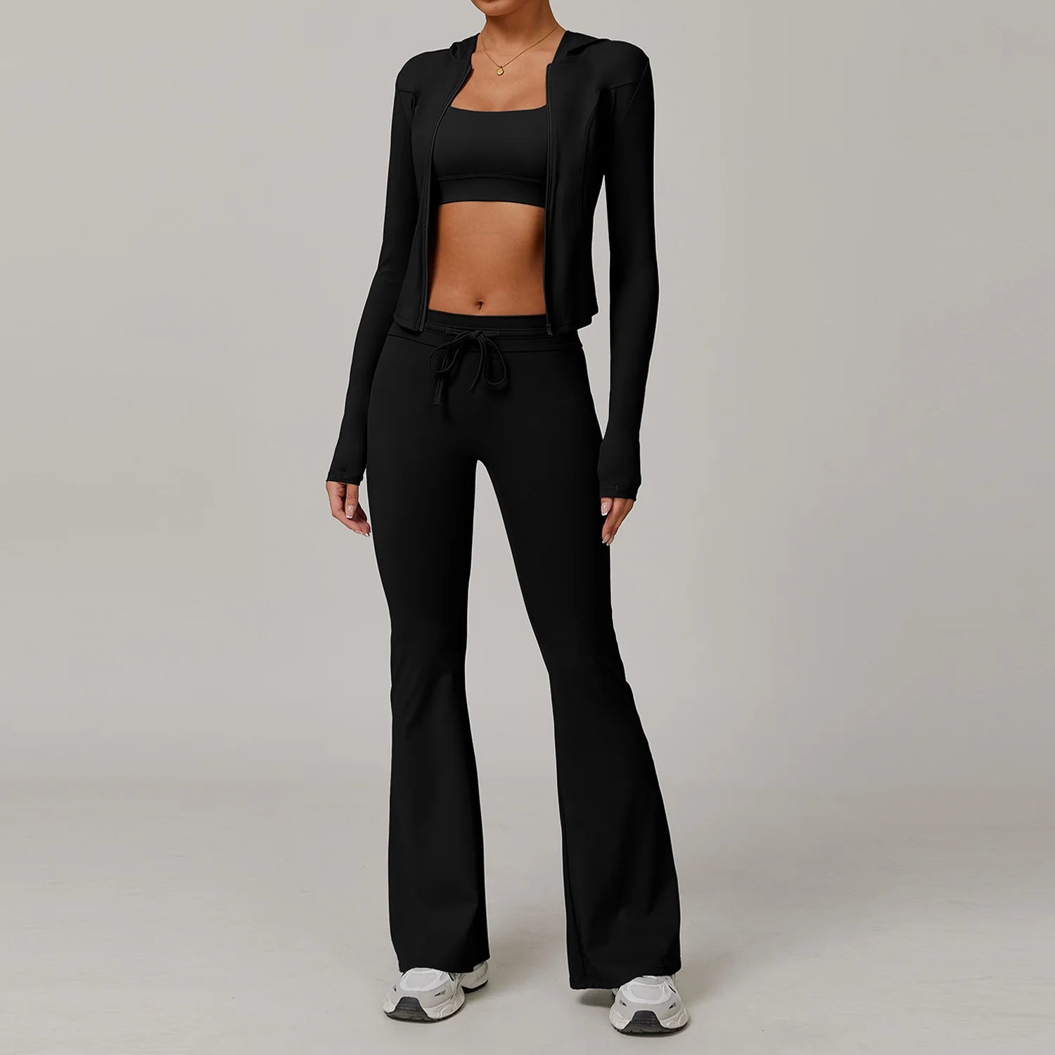 Gym Clothes 2/3pcs Yoga Set Sportswear Yoga Suits For Women Fitness Set Tracksuits Sports Bra Gym Leggings Workout Long Sleeved