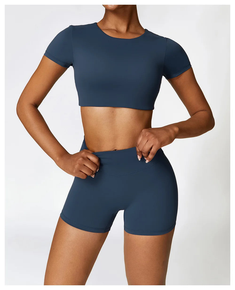 Yoga Top Women Sport T Shirts Push Up Fitness Clothes Short Sleeve Yoga Shirt Gym Top Running Active Wear Sport Top Femme Tights