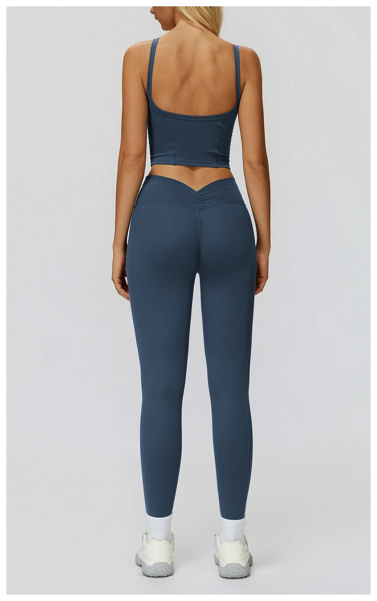 Yoga Suit 2PCS Women Tracksuit Sports Bra High Waist Legging Gym Set Fitness Outfit Running Workout Clothes Push Up Sportswear
