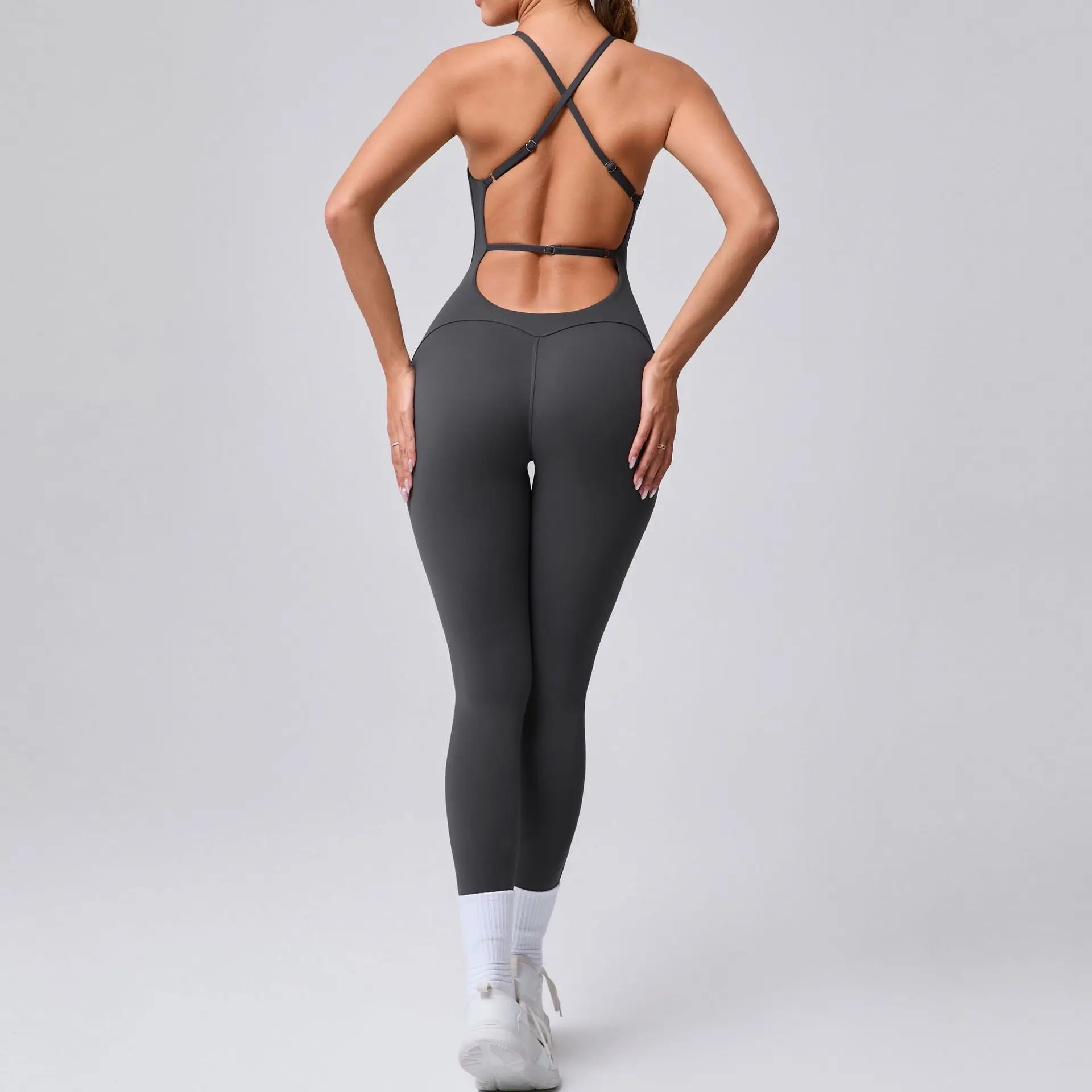 Women Tummy Control Butt Lifting Bodysuits Sports Sportswear Fitness Sports Bodysuit Yoga Suit Women Gym PushUp Workout Clothes