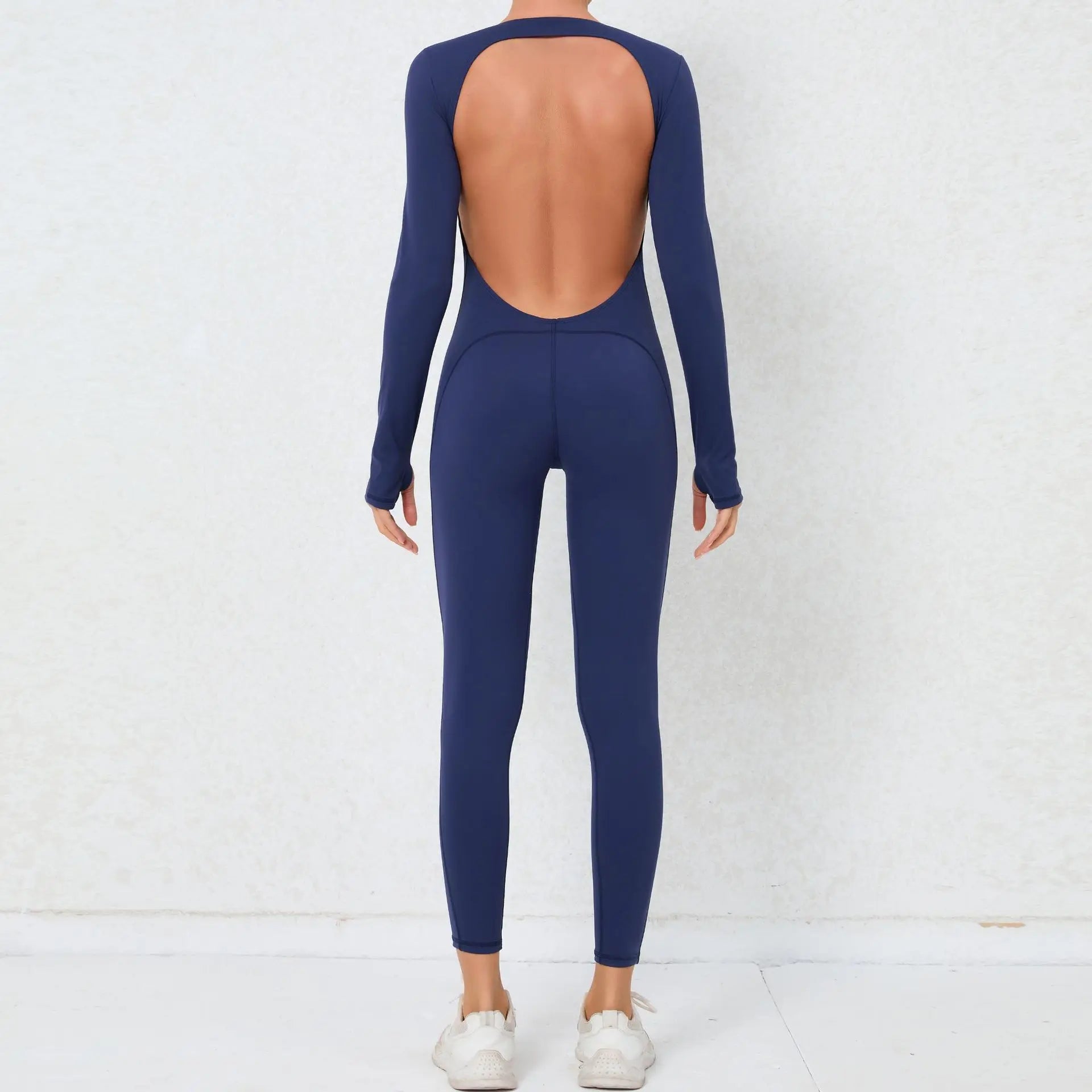 Jumpsuit Gym Yoga Set Women Long Sleeves Sportswear Women Tracksuit Sport Fitness Rompers Female Push Up Workout Bodysuit