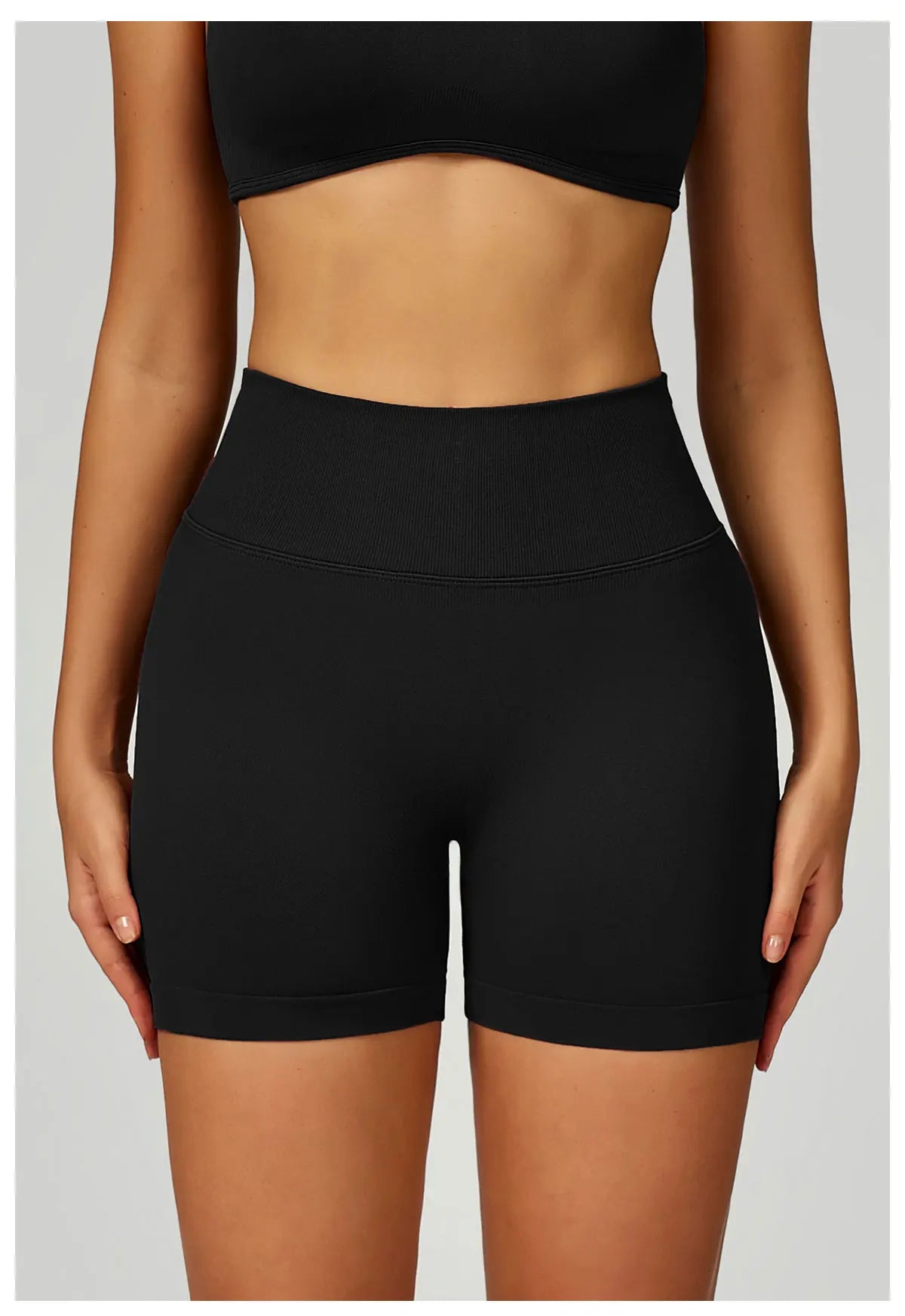 Seamless Women Sports Short Yoga Legging Shorts Squat Proof High Waist Fitness Tight Shorts Cycling Impact Workout Gym Shorts