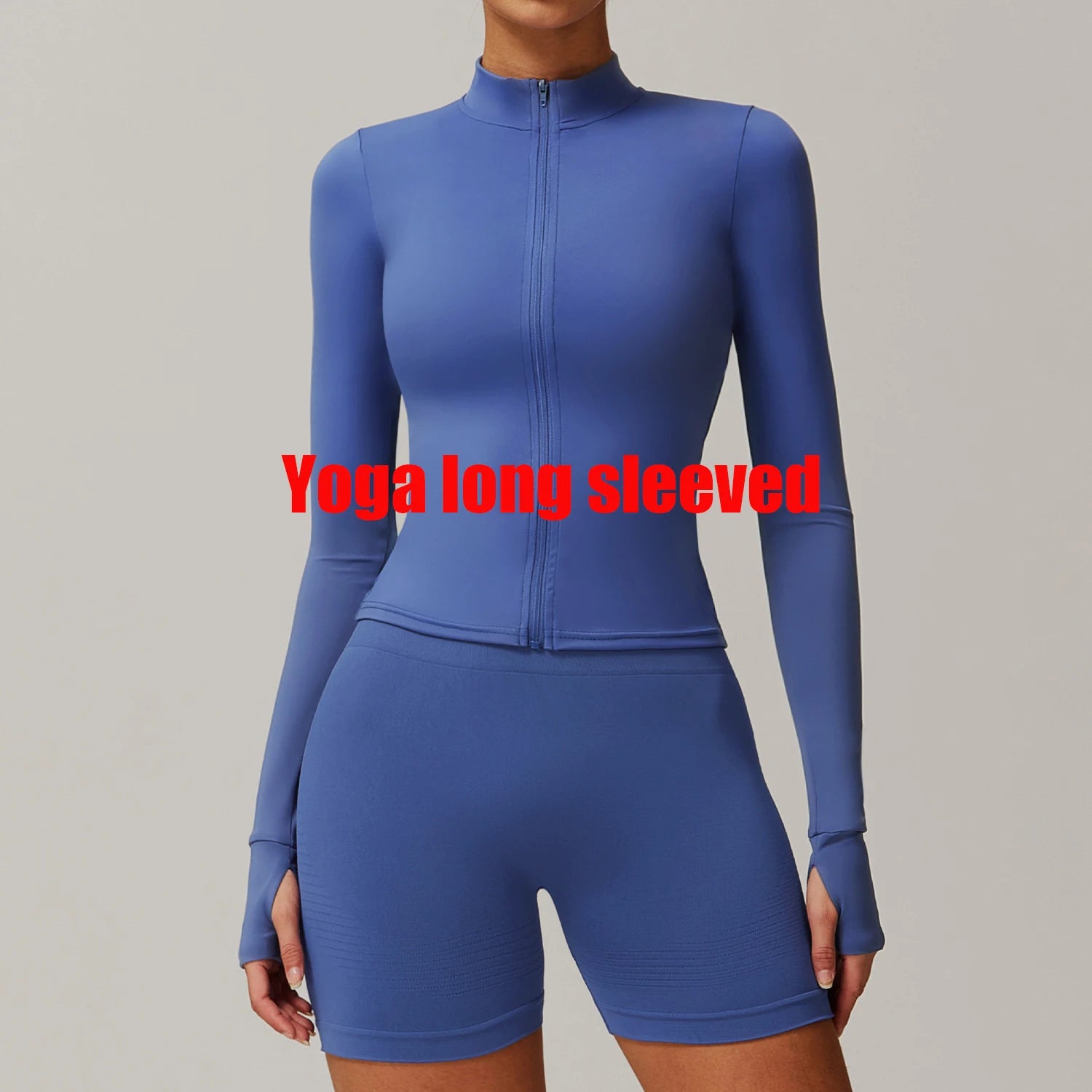 Zipper Yoga Shirts For Women Jacket Long Sleeve Fitness Running Gym Clothes Workout Dry Fit Breathable High Elastic Sports Top