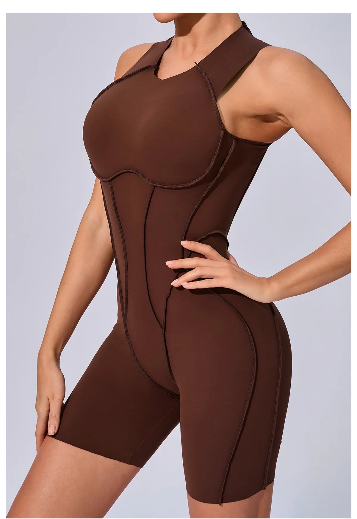 Women Tracksuit Sports Overalls Padding Sporty Jumpsuit Sportswear Woman Gym Set Sleeveless Yoga Clothing Suit for Fitness Set