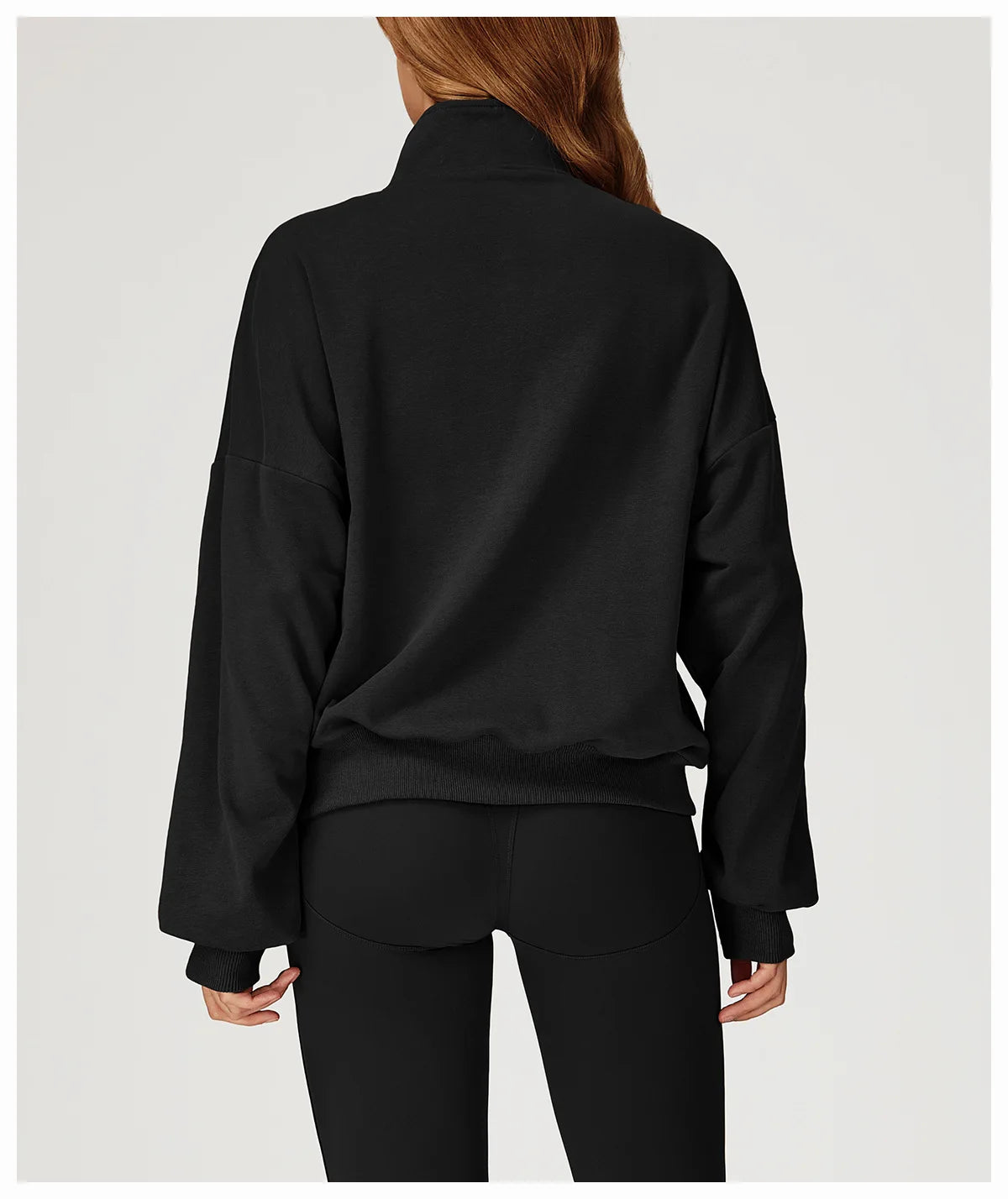 Winter Casual Hoodie Zipper Long Sleeved Women's Top Windproof and Warm Loose Hoodie Women's Outdoor Running Sportswear