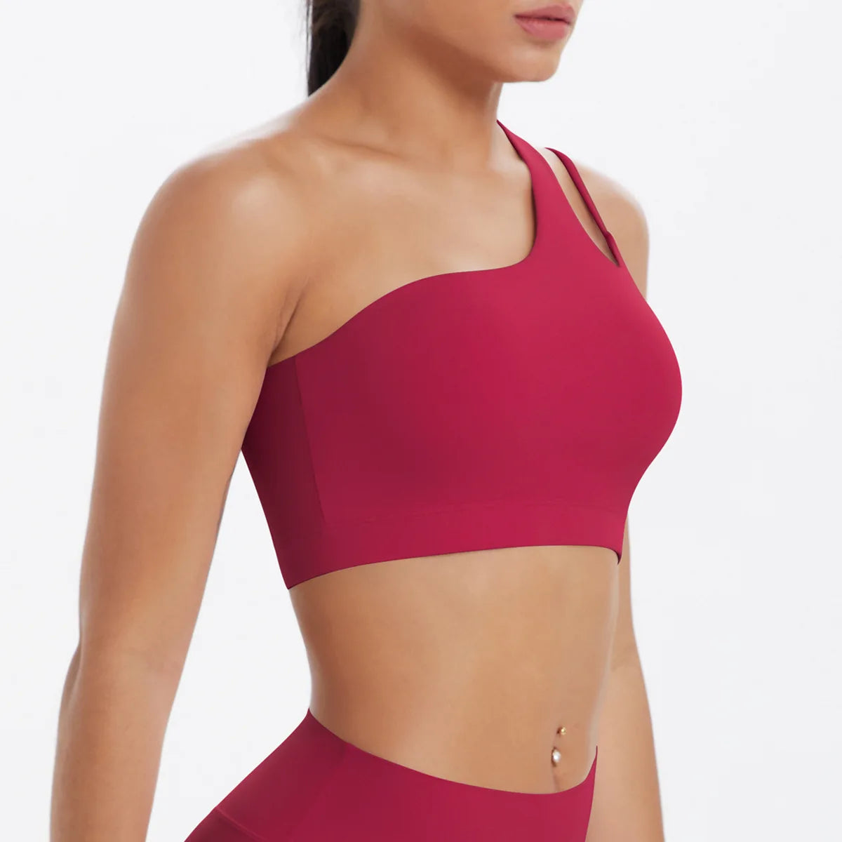 Sports Bra Women Push Up Fitness Bras One Shoulder Underwear Shockproof Yoga Bra Workout Bra Yoga Running Bra Sexy Vest