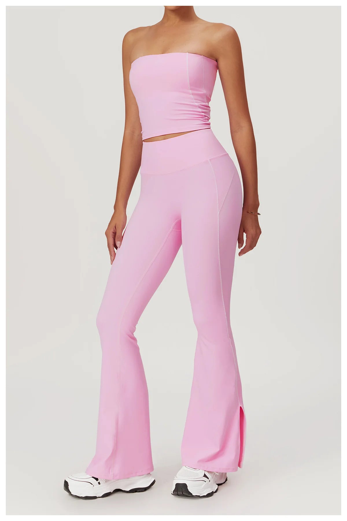 Yoga Flare Leggings Women Bell-bottoms Fitness Push Up High Waiste Wide Leg Workout Pants Gym Elastic Tights Exercise Sport Pant
