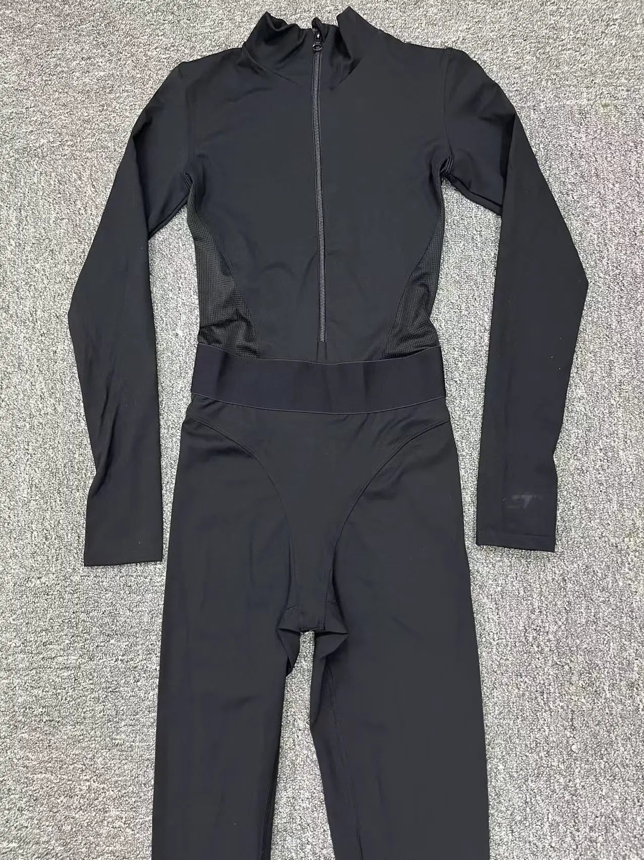 Women Tracksuit Yoga Set One-piece Suit Female Rompers Quick Dry Yoga Clothing Workout Bodysuits Sports Jumpsuit Long Sleeved