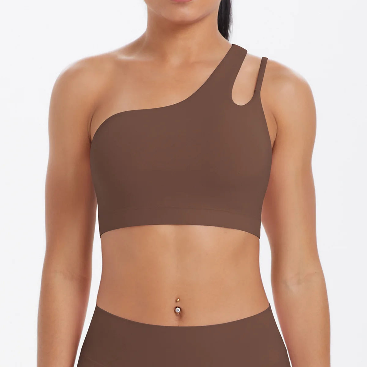 Sports Bra Women Push Up Fitness Bras One Shoulder Underwear Shockproof Yoga Bra Workout Bra Yoga Running Bra Sexy Vest