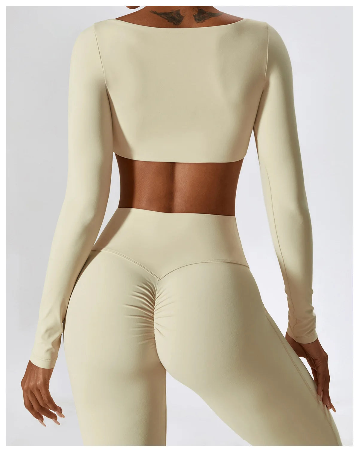 Women Tracksuit Gym Yoga Suit 2PCS Tight Fitting Sports Set Workout Breathable T Shirts Bra Tank Top Loose Bell-bottoms Leggings
