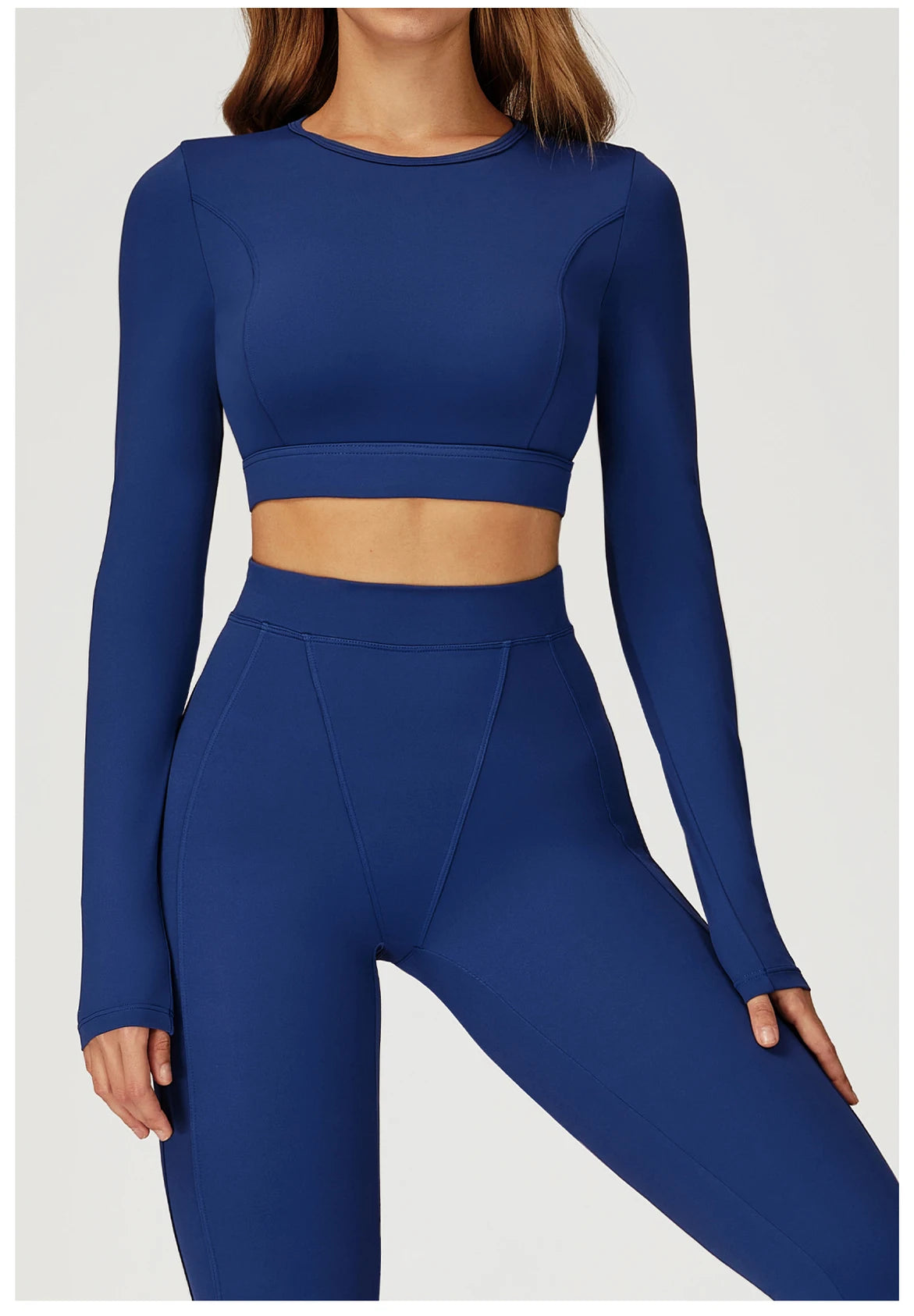 Women Yoga Shirts Crop Top Yoga Long Sleeves Shirts for Women Yoga Sports Running Fitness Gym Clothes Push Up Workout Tops