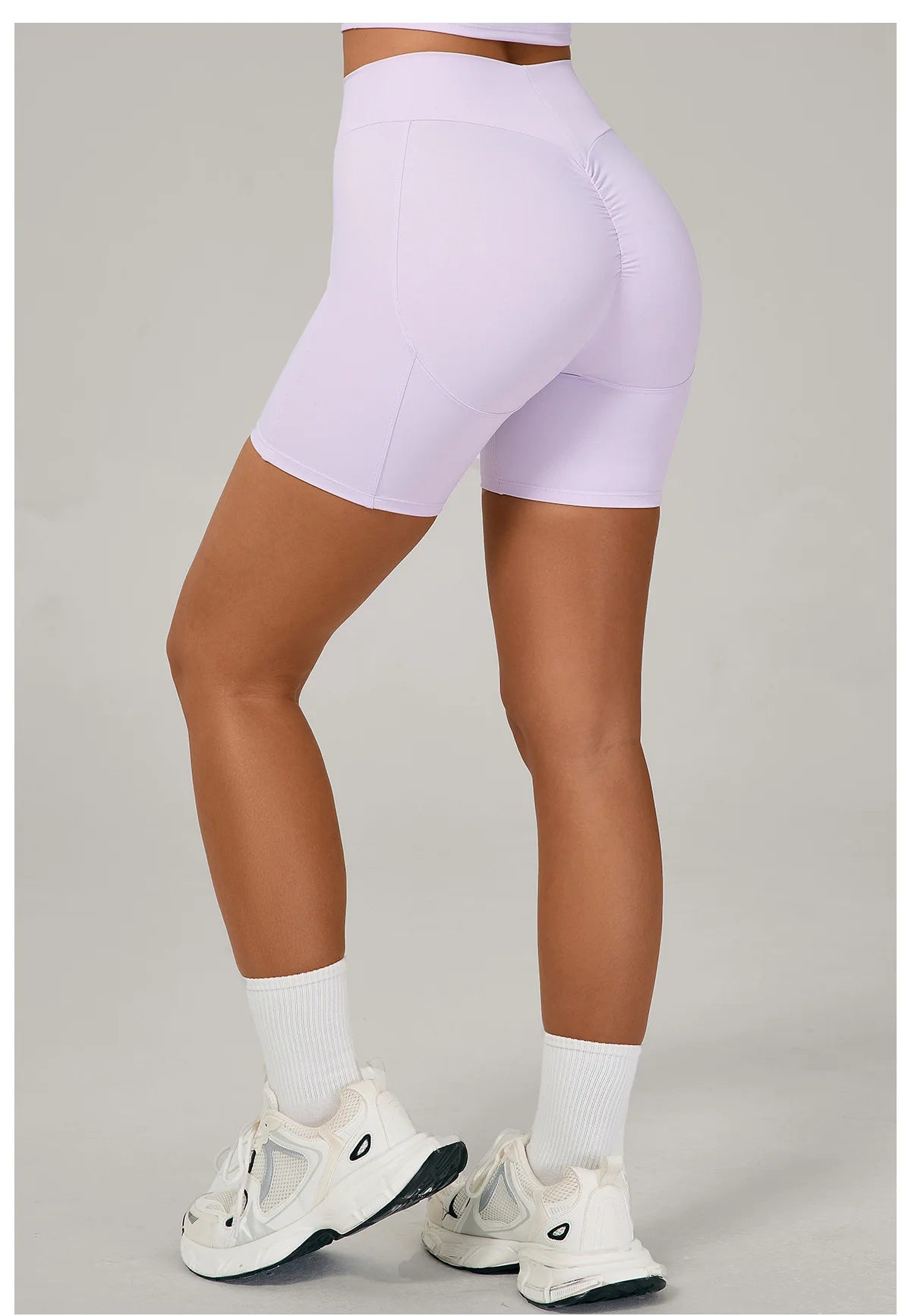 Impact Yoga Shorts Women High Waist Workout Shorts Fitness Yoga Tights Lift Butt Fitness Ladies Gym Running Cycling Short Pants