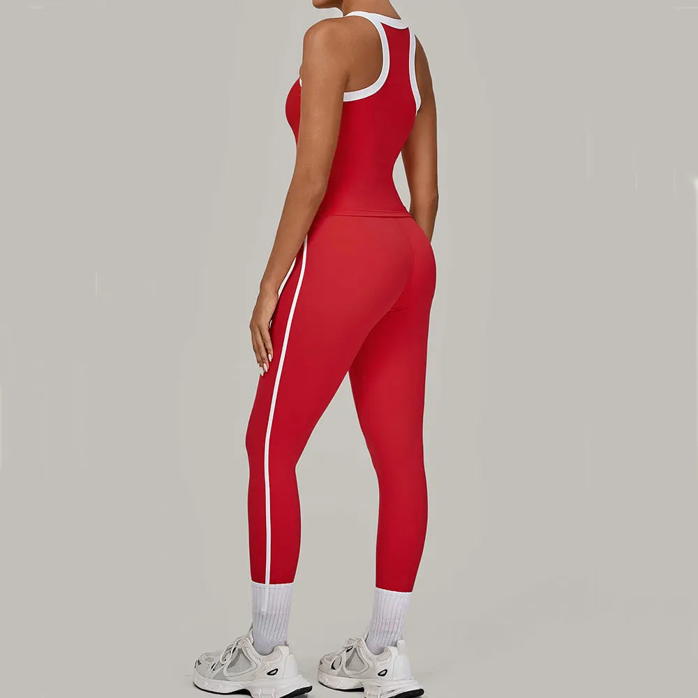 2 Pieces Yoga Set Women's Tracksuit Workout Clothes Sportswear Gym Clothing High Waist Leggings Fitness Bra Push Up Sports Suits