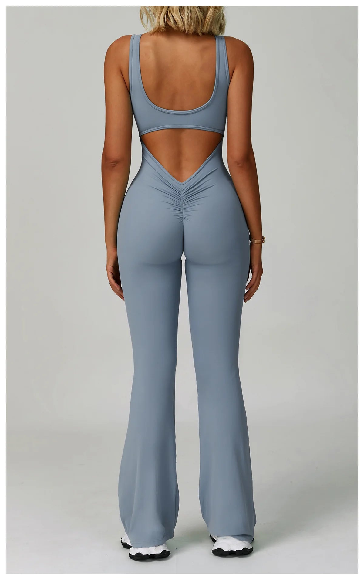 Gym Jumpsuit Women's Fitness Suit Yoga Sets Sports Overalls Woman Tracksuit Yoga Clothing Workout Sportswear Sexy Back V Rompers