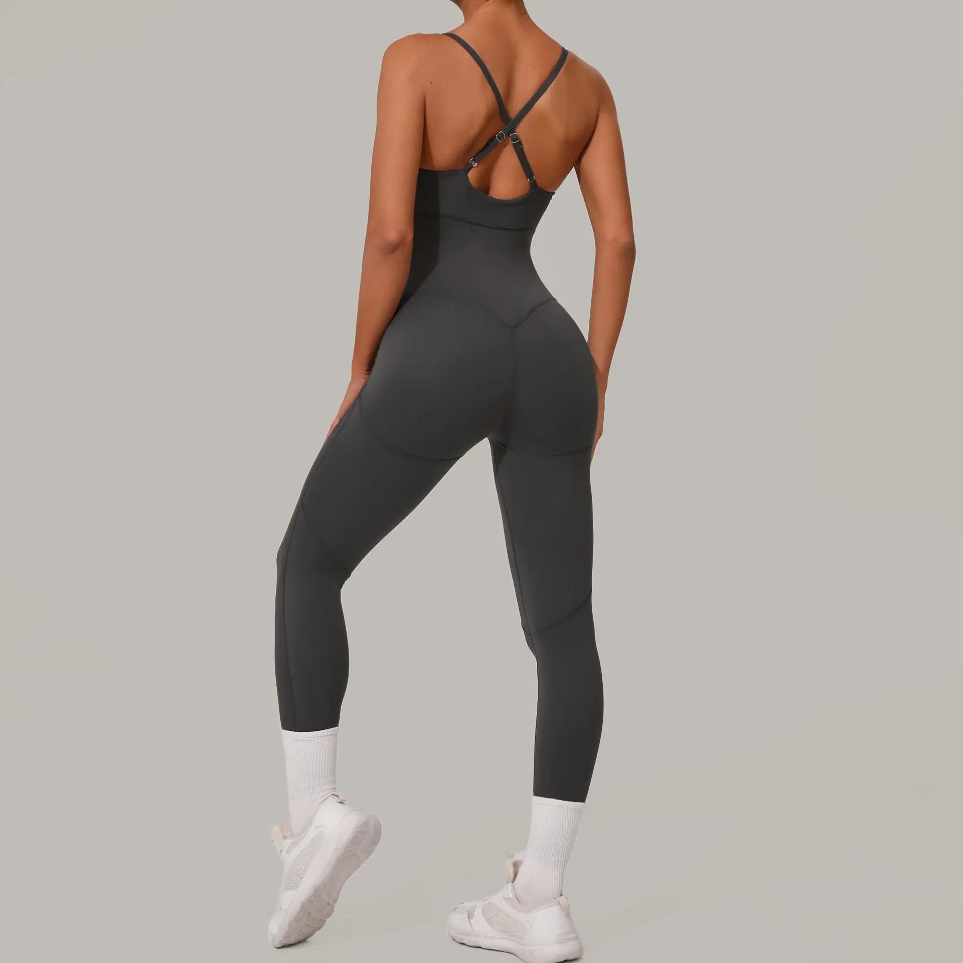 Women's Tracksuit Jumpsuits One-Piece Suit Sleeveless Yoga Set Gym Push Up Workout Clothes Fitness Bodysuit Sportswear Rompers