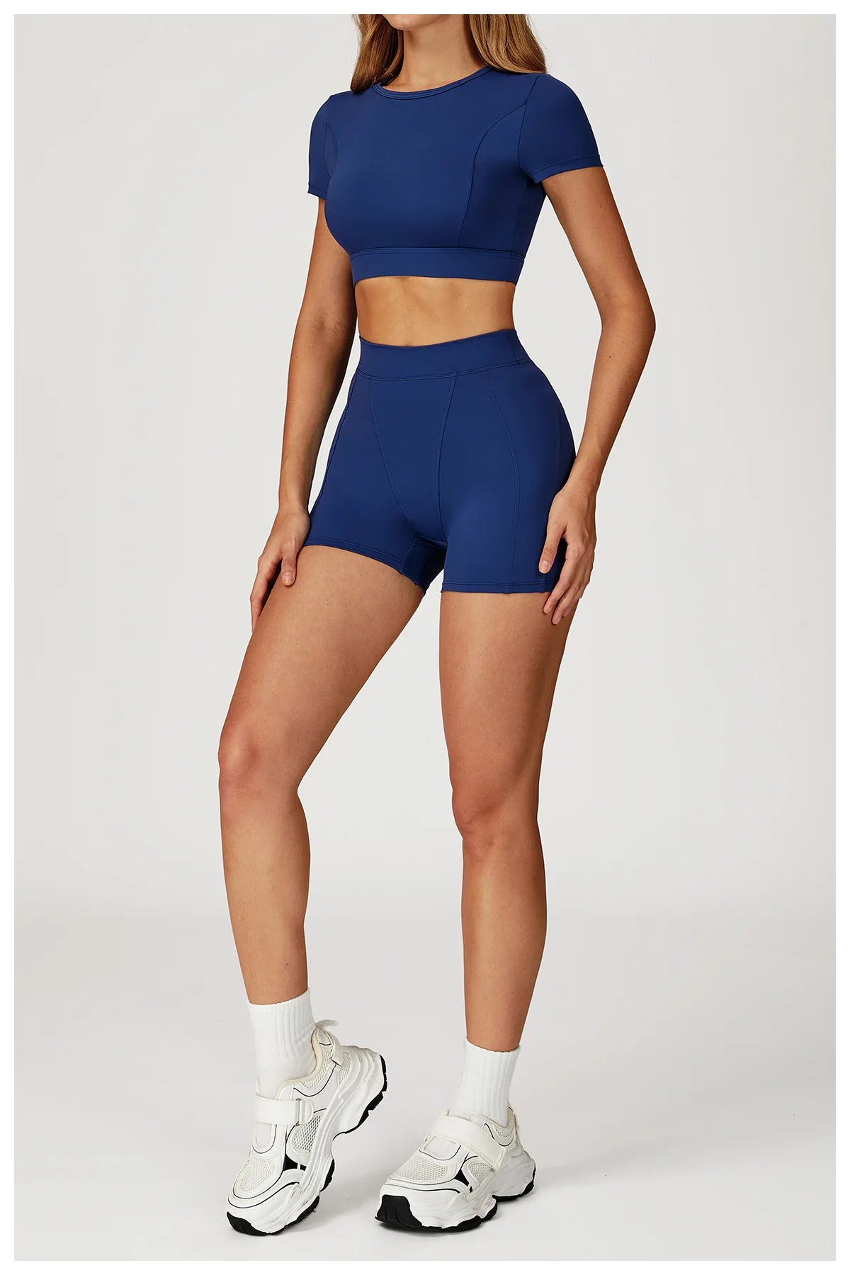 2PCS Yoga Set Gym Clothes Sportswear Yoga Suits For Women Outfits Fitness Set Tracksuits Sports Bra Gym Long Sleeved Leggings