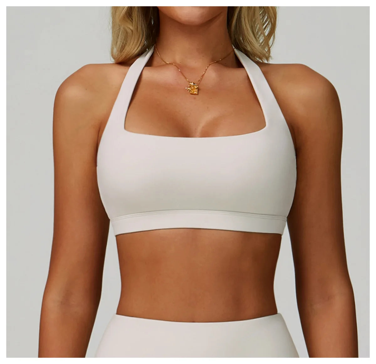 Women Fitness Yoga Bras Race Back Sports Underwear Hanging Neck Bra Women Breathable Underwear For Women Gym High Strength Top
