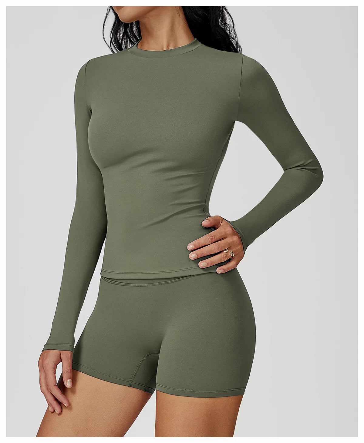 Yoga Shirts For Women Long Sleeve Fitness Running Push Up Gym Shirts Female Workout Breathable High Elastic Sports Top