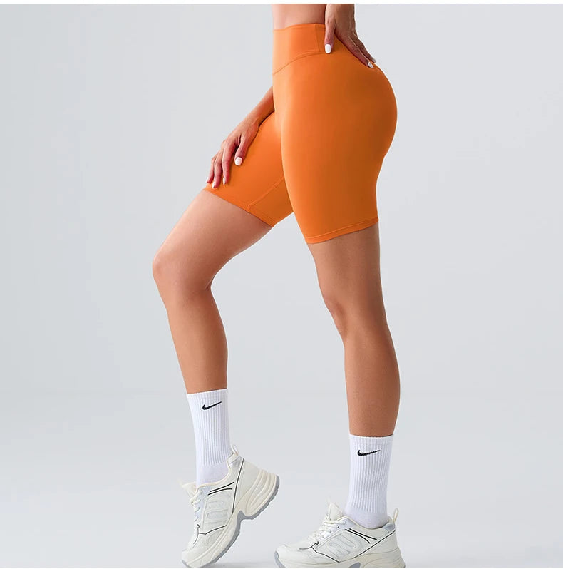 Sports Short Women Yoga Shorts High Waist Breathable Soft Fitness Tight Women Yoga Legging Shorts Cycling Athletic Gym Shorts