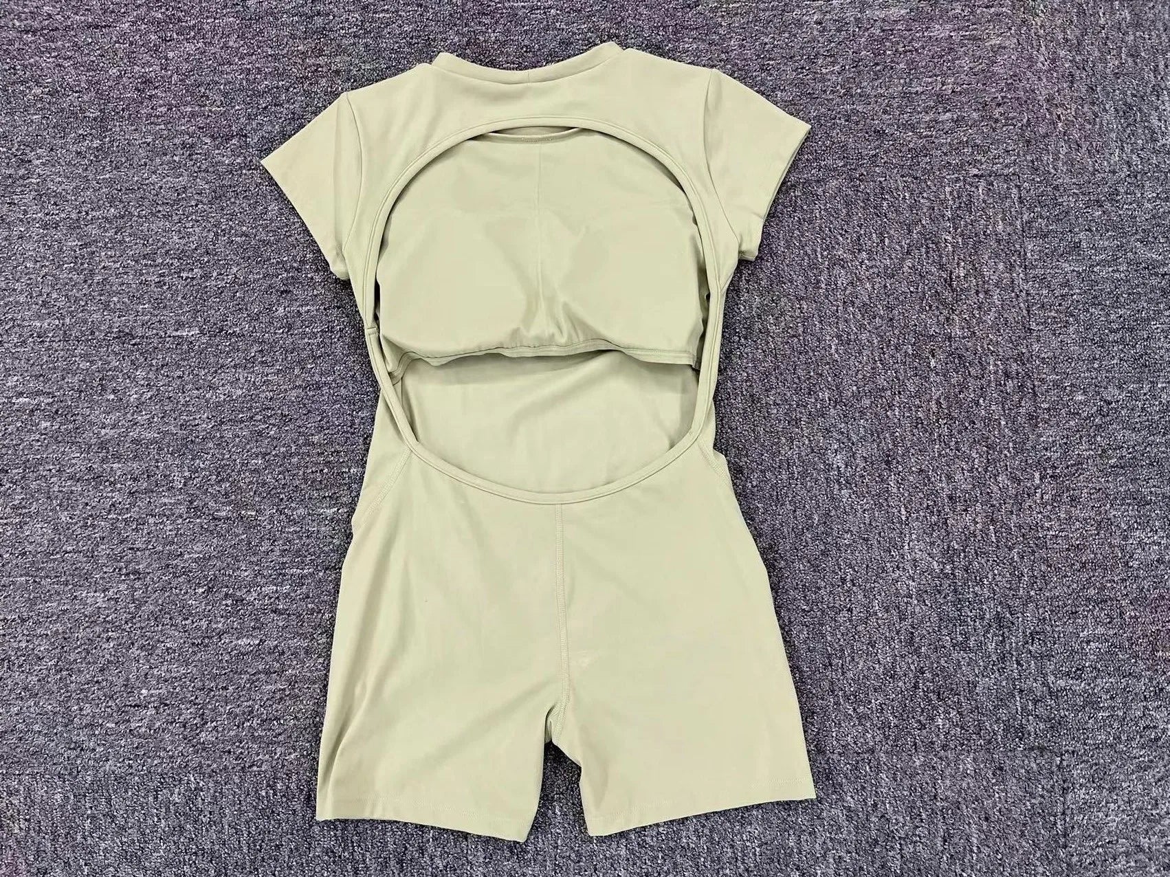 Yoga Suit Women Short Jumpsuit One Piece Sports Suit Short Sleeve Gym Clothes Push Up Training Fitness Yoga Bodysuit Sportswear