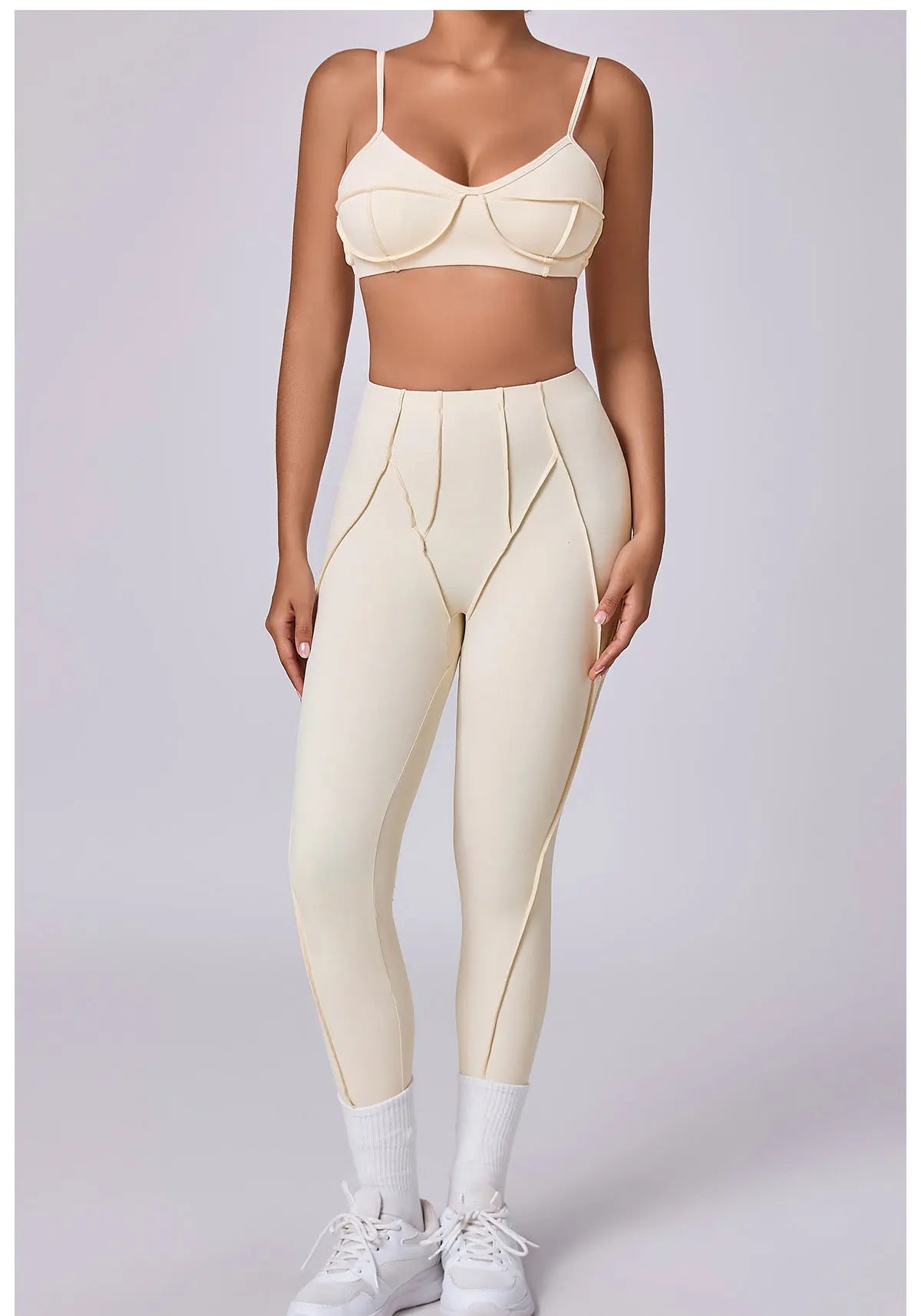 Women's Tracksuit 2 Pieces Seamless Yoga Set Workout Push Up Sportswear Gym Clothing High Waist Leggings Fitness Sports Suits