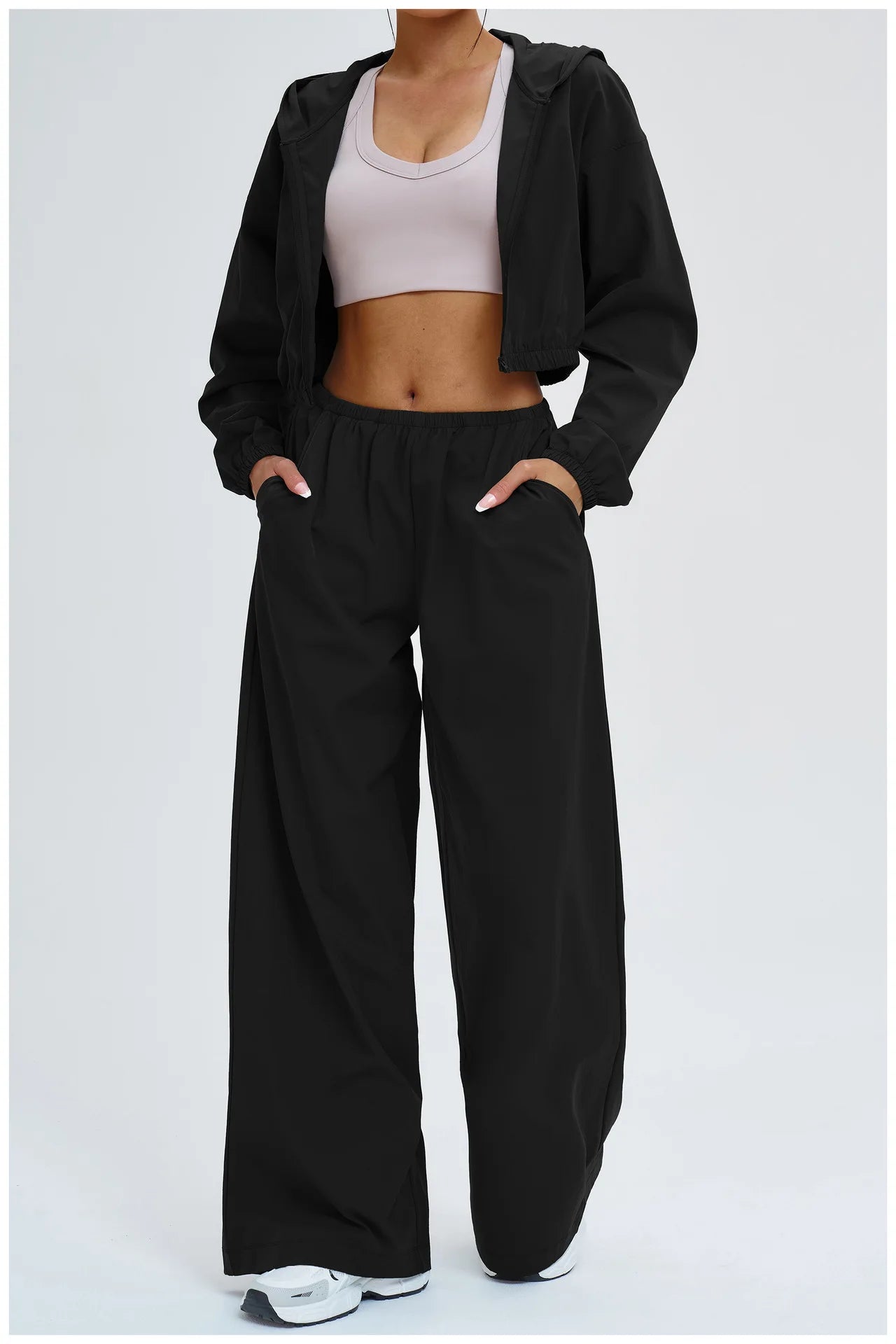 Yoga Pants For Women Sun Protection Sports Pants Loose Wide Leg Pocket Sports Pants Outdoor Cycling Hiking Casual Pants Women