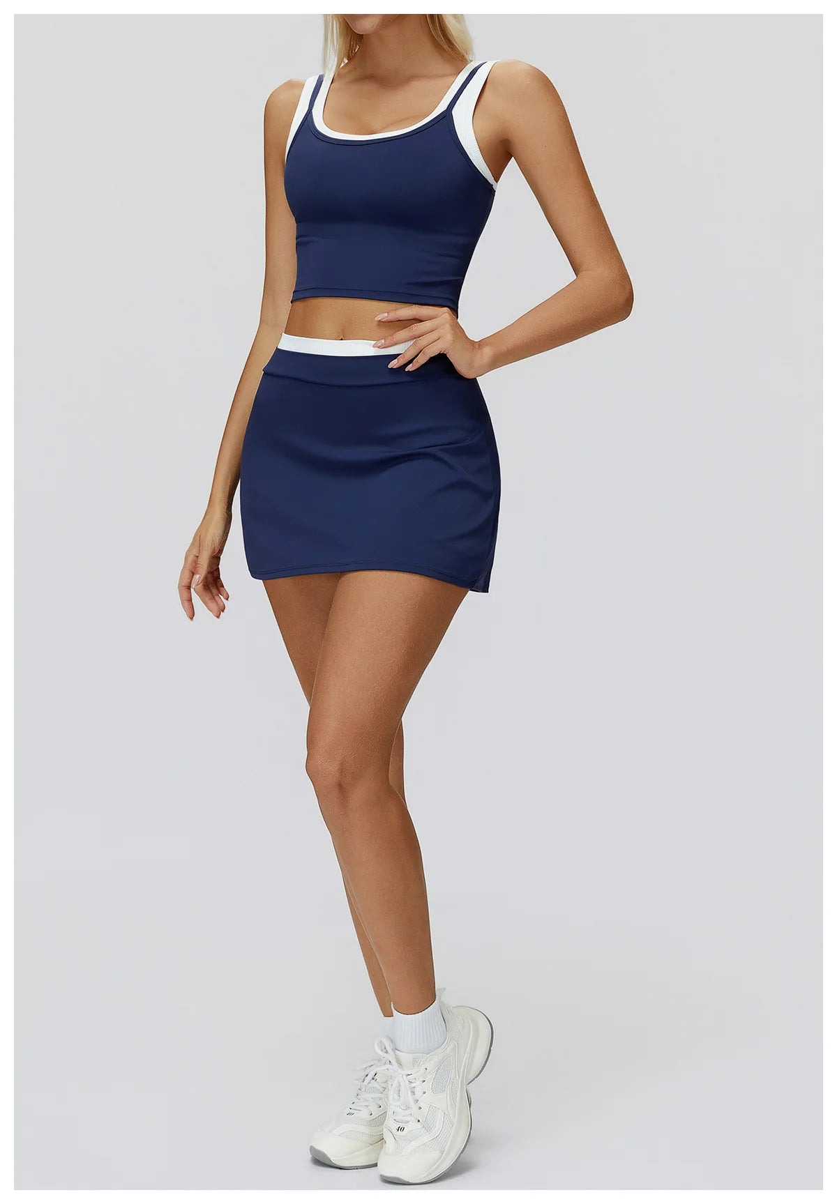 High Waist Sports Short Skirt Lined Shorts Fitness Yoga Quick Dry Running Workout Sport Skirts Tennis Skirt Golf Wear for Women