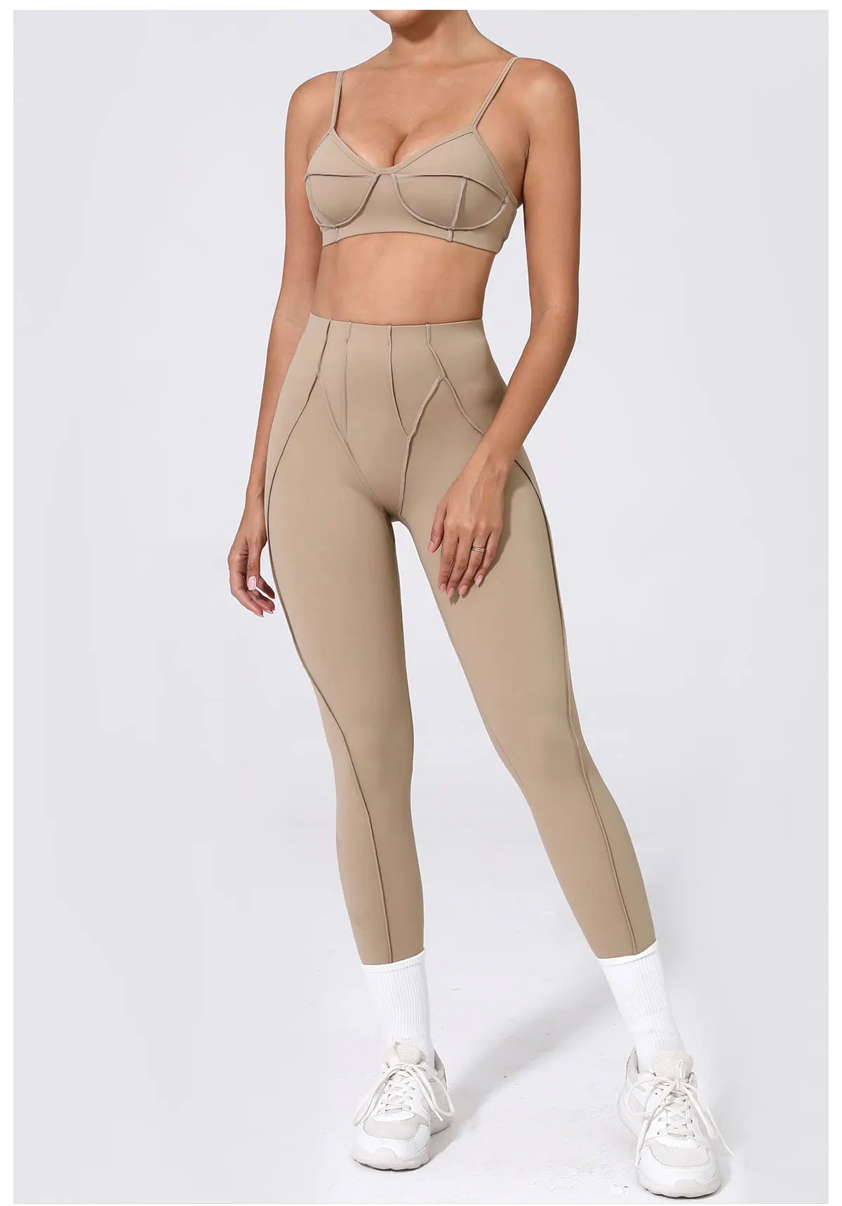 Women's Tracksuit 2 Pieces Seamless Yoga Set Workout Push Up Sportswear Gym Clothing High Waist Leggings Fitness Sports Suits
