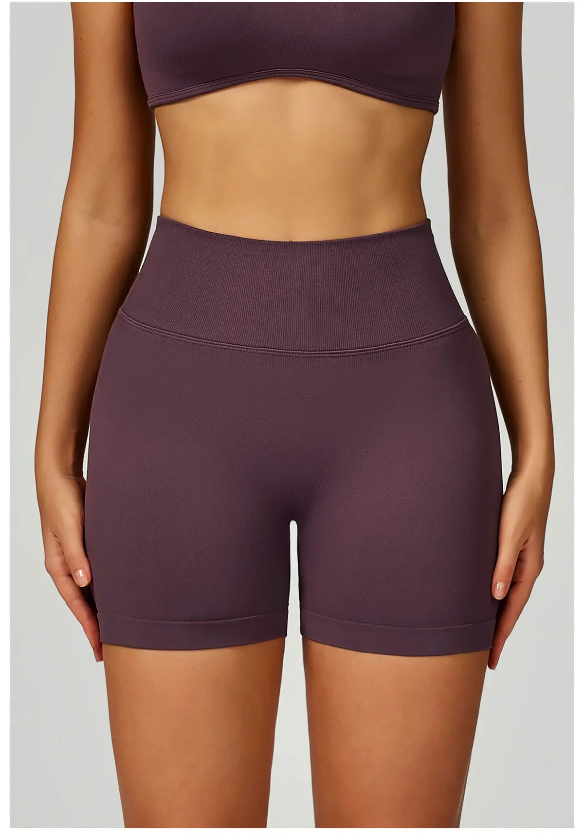 Seamless Women Sports Short Yoga Legging Shorts Squat Proof High Waist Fitness Tight Shorts Cycling Impact Workout Gym Shorts