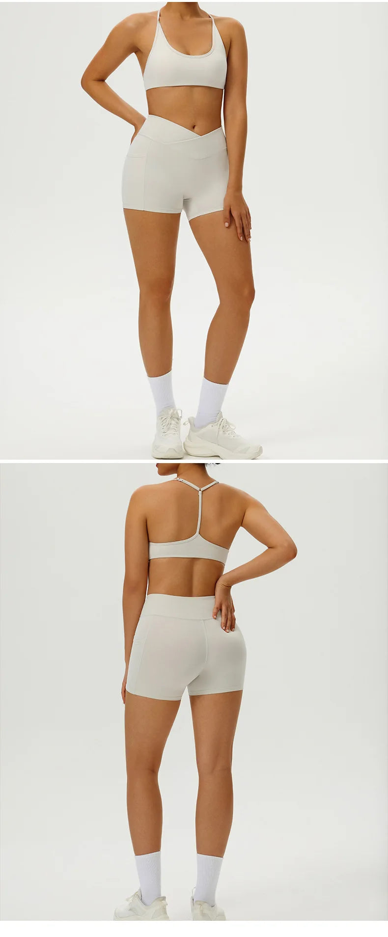 2PCS Women Tracksuit Gym Yoga Set High Waist Leggings Sports Bra Top Workout Outfit Fitness Activewear Running Training Clothes