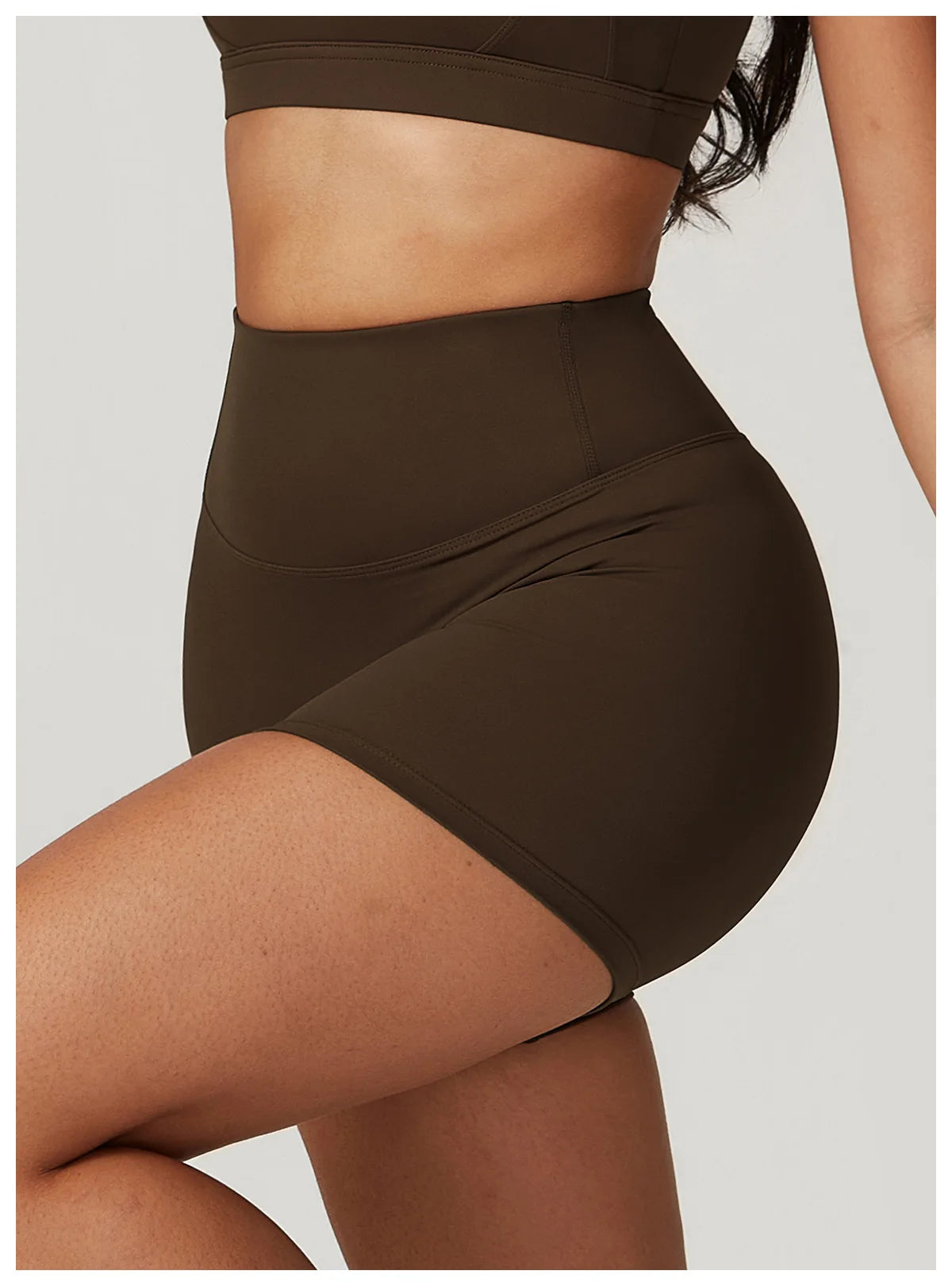 Women's Sports Yoga Shorts High Waist Hip Lift Fitness Running Cycling Quick Dry Breathable Yoga Women's Impact Yoga Shorts