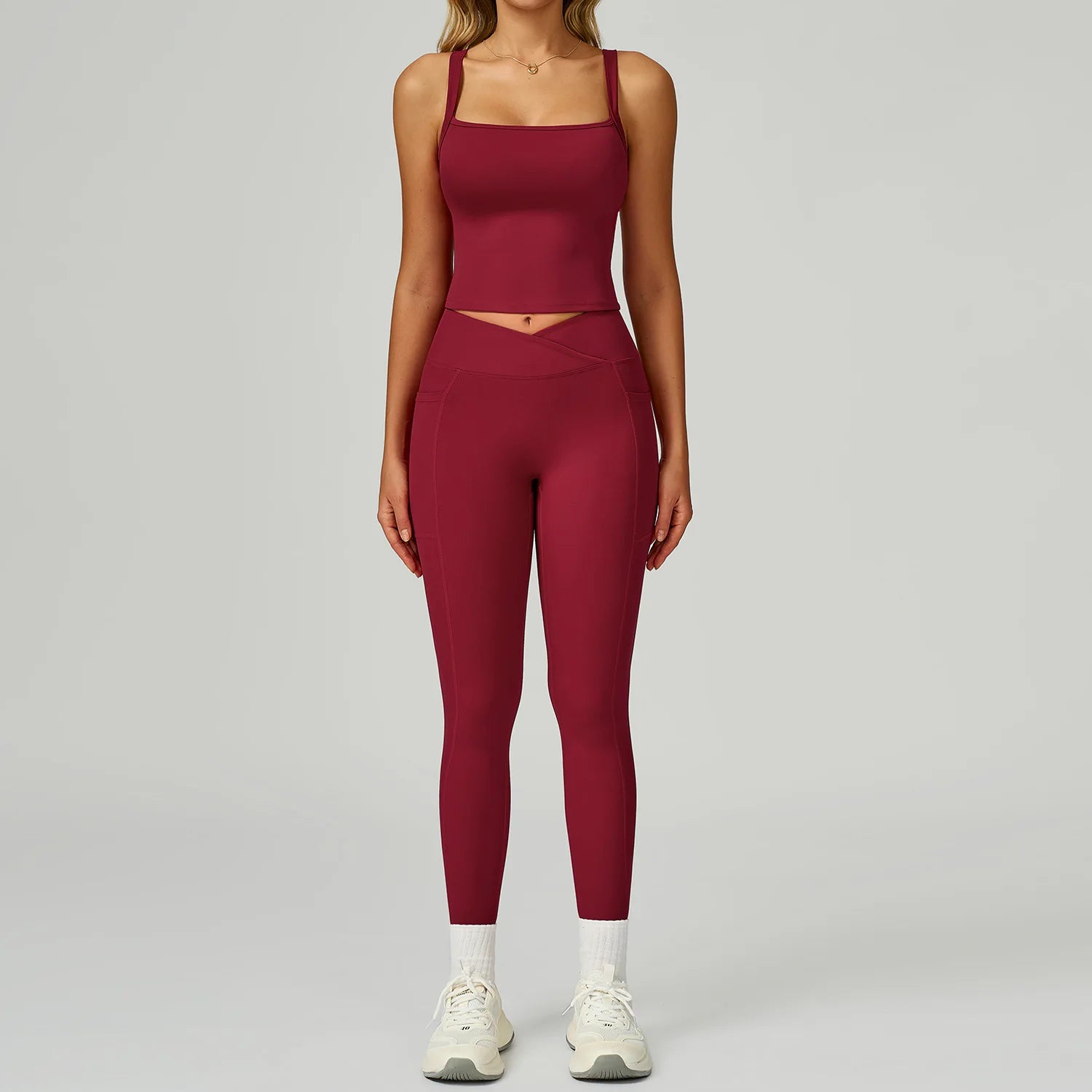 Yoga Suit 2PCS Women Tracksuit Sports Bra High Waist Leggings Shorts Outfit Gym Set Fitness Workout Clothes Push Up Sportswear