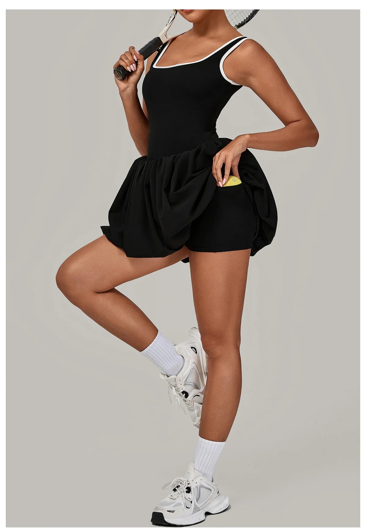 Women's Rompers Gym Jumpsuit Fitness Suit Short Sets Sports Overalls Tracksuit Yoga Clothing Tennis Skirt Workout Set Sportswear