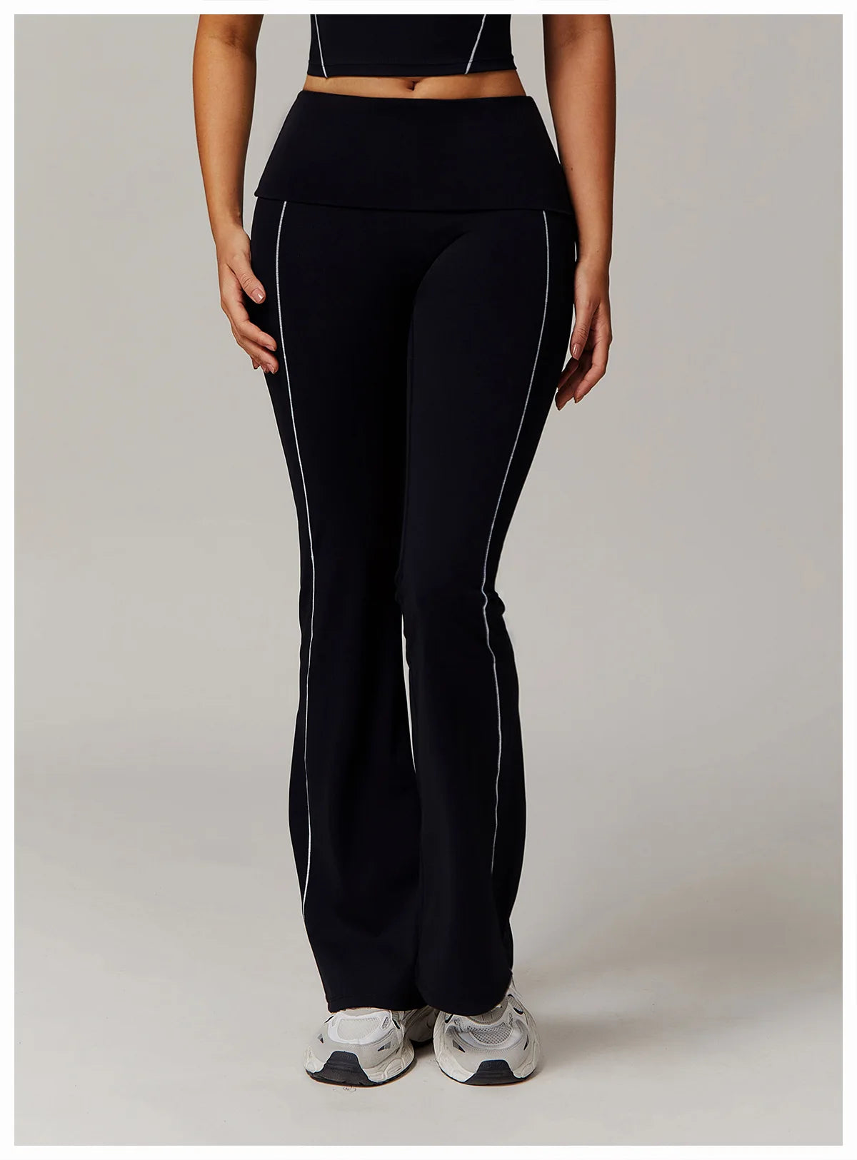 Fitness Bell-bottoms Women Sport Leggings High Waist Wide Leg Pants Yoga Leggings Gym Quick Dry Push Up Slim Pants Female Tights